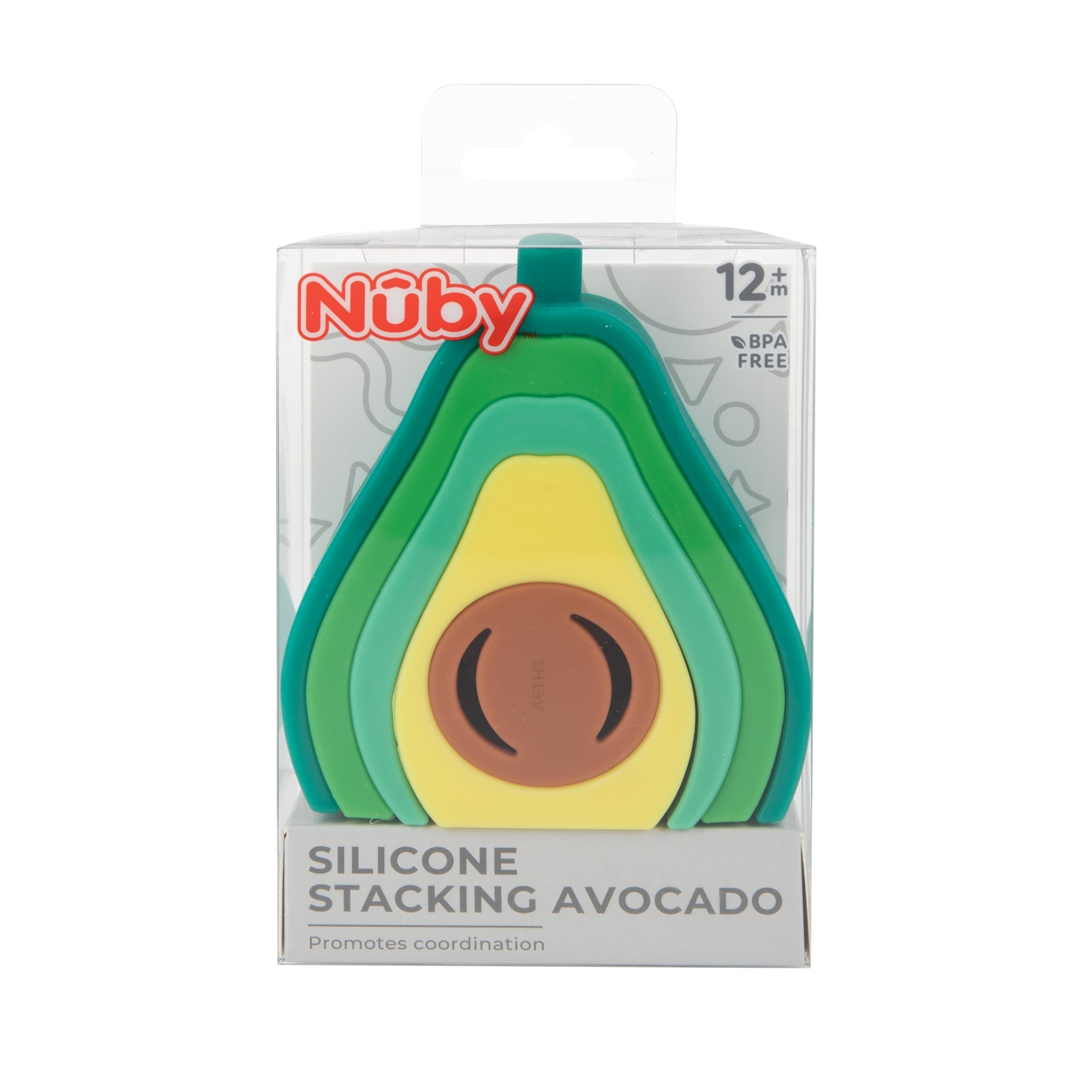 Silicone Stacking Avocado Toy (NWW7)