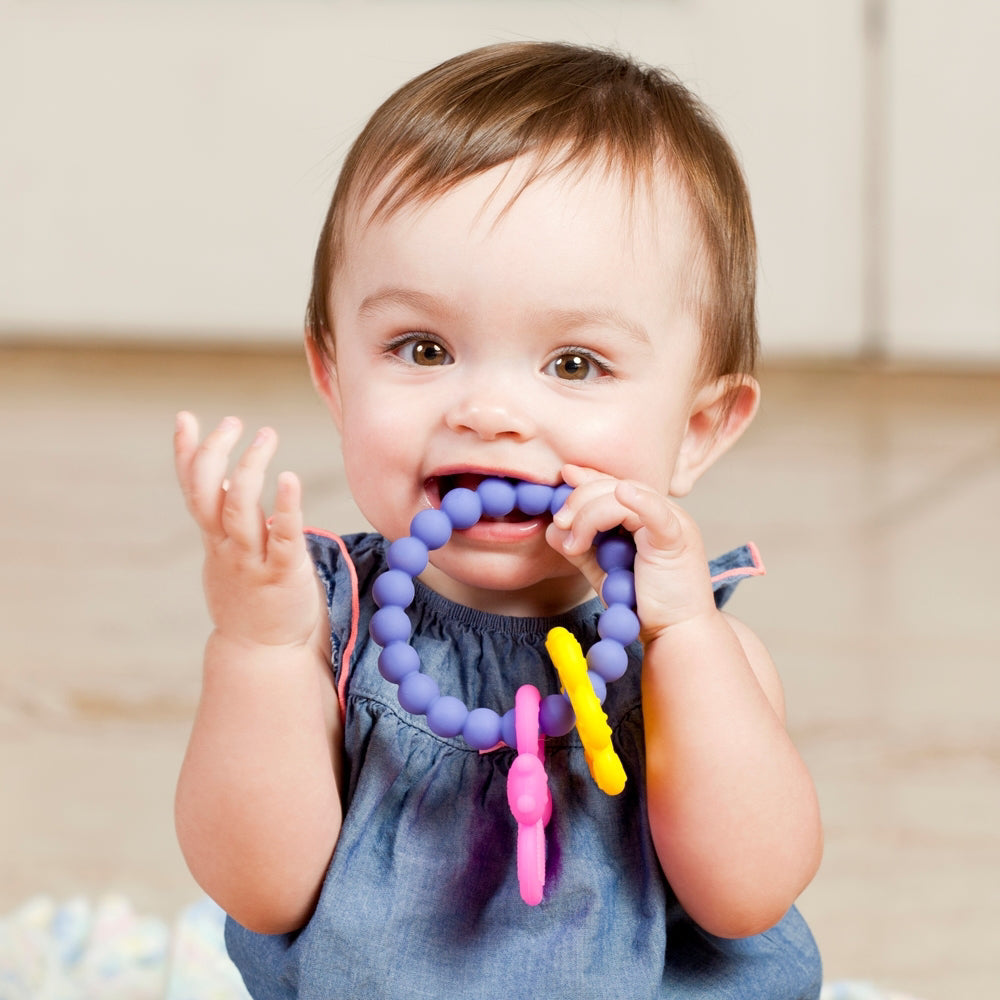 Soft Silicone Chewy Charms Teething Ring (9T8V)