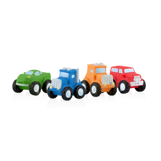 Squirt Wheels Bath Squirters - 4 pack (IHVM)