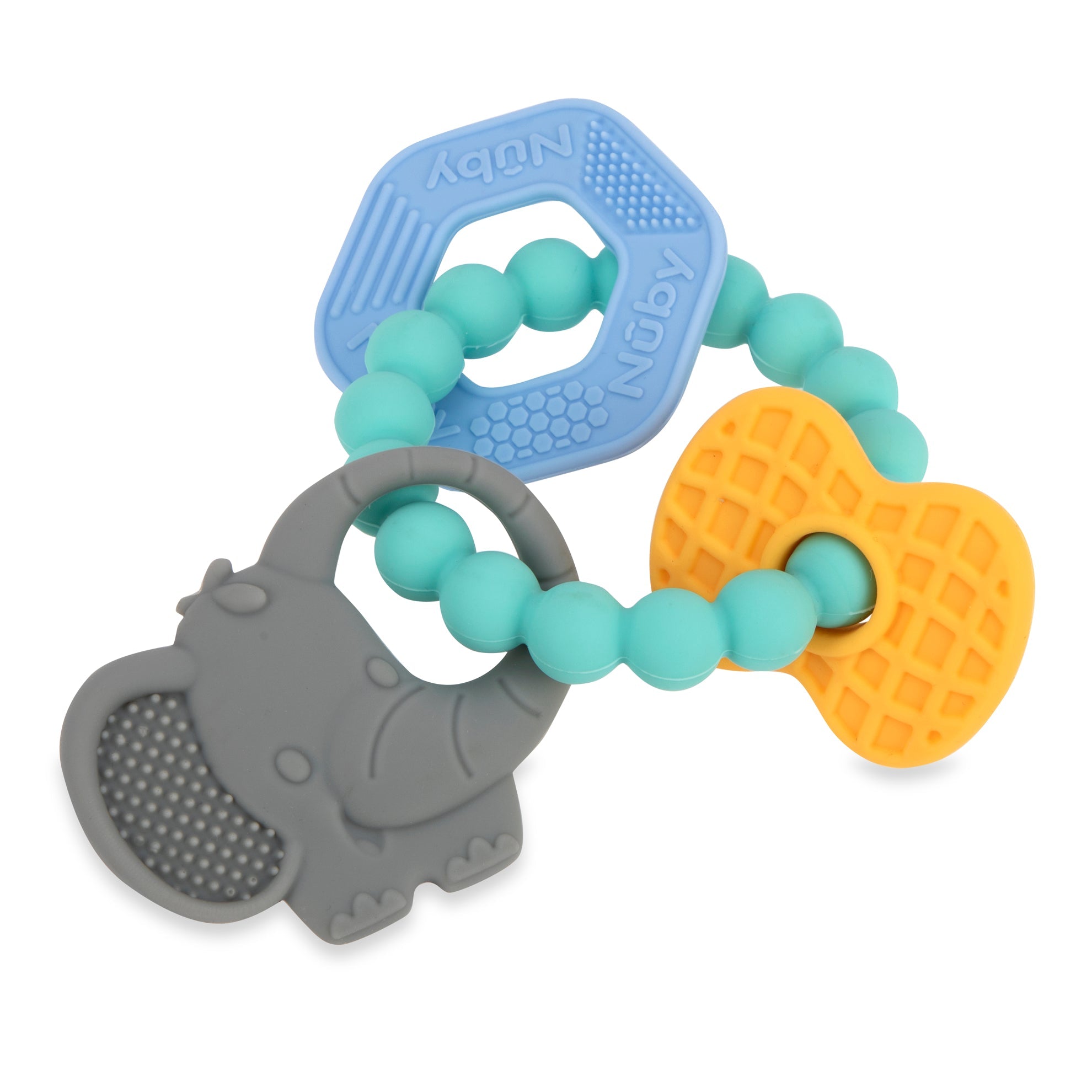 Soft Silicone Chewy Charms Teething Ring (9T8V)