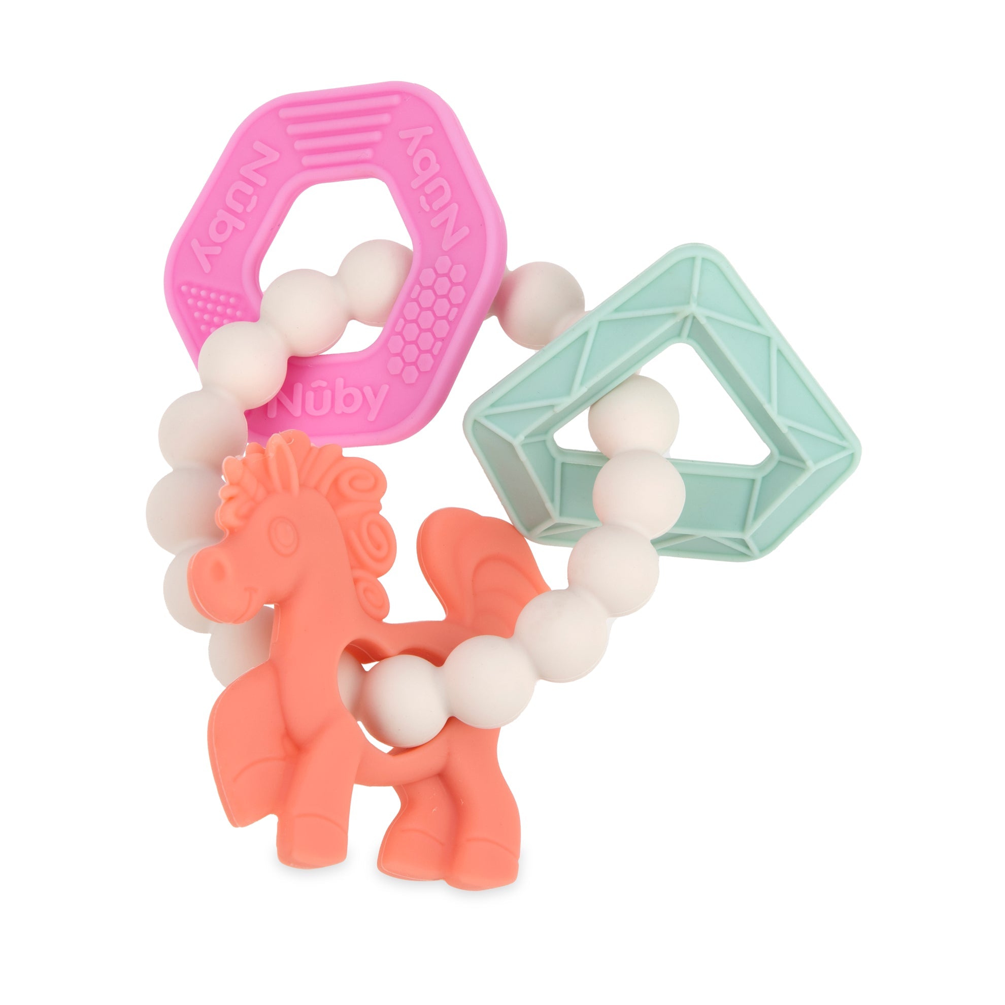 Soft Silicone Chewy Charms Teething Ring (9T8V)