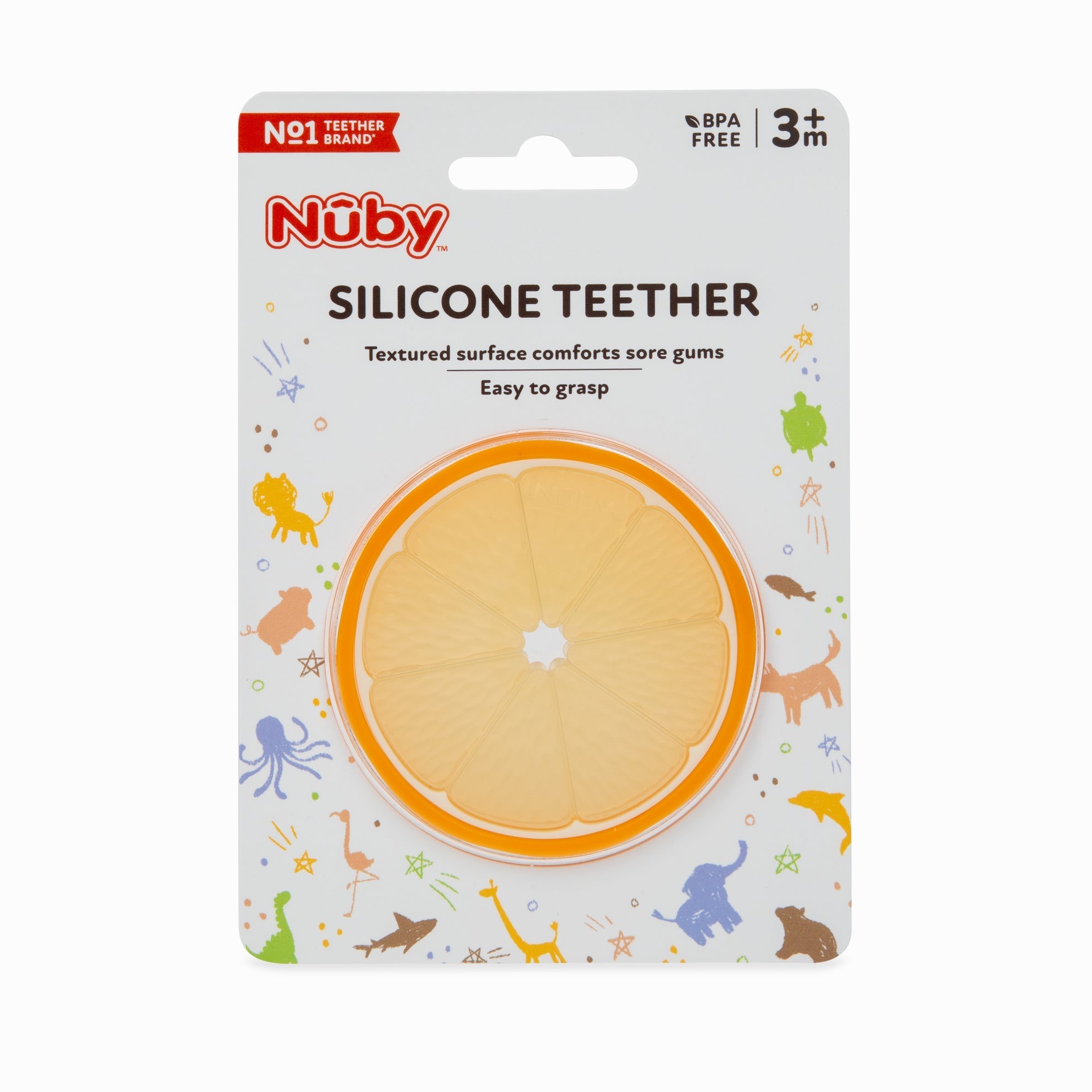 Orange Slice Silicone Teether (TIB7)
