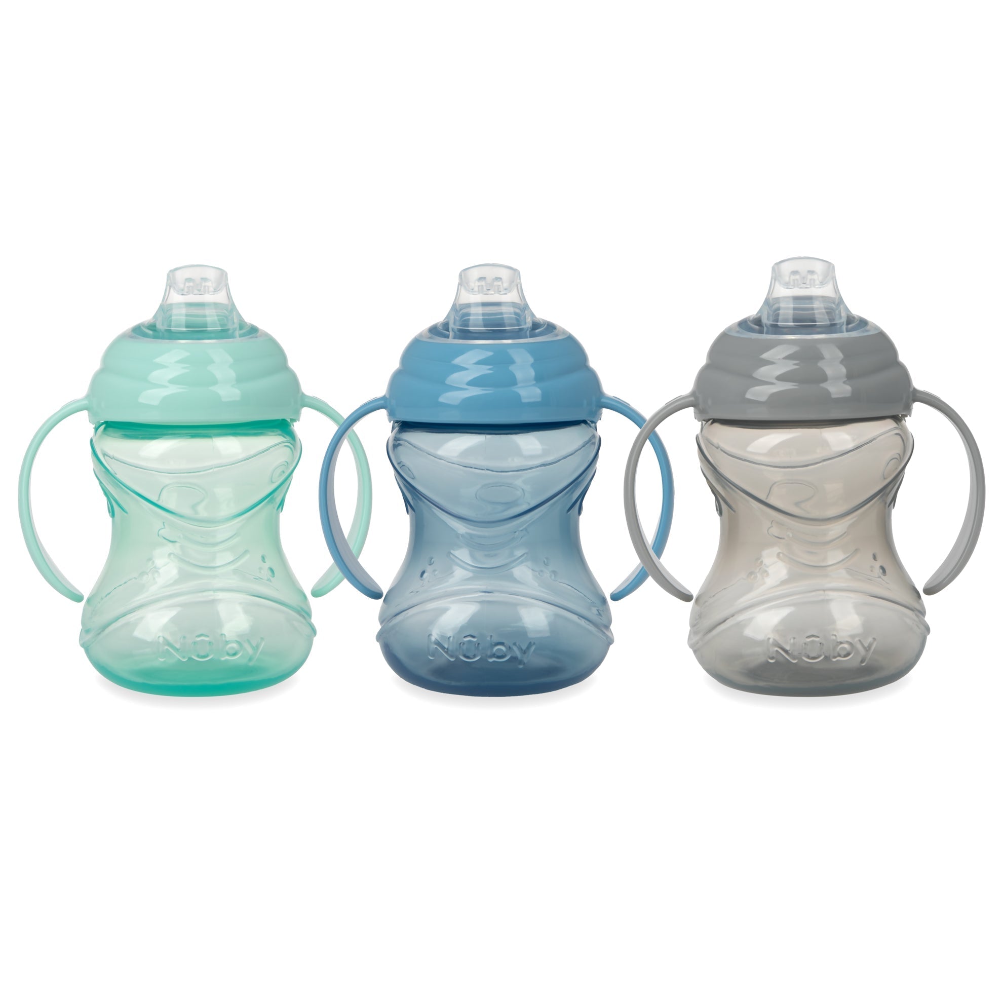 Clik-It Soft Spout Grip N' Sip Trainer Cup (3 Pack) (RAC2)