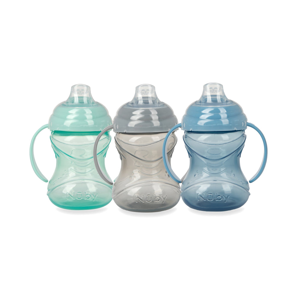 Clik-It Soft Spout Grip N' Sip Trainer Cup (3 Pack) (RAC2)