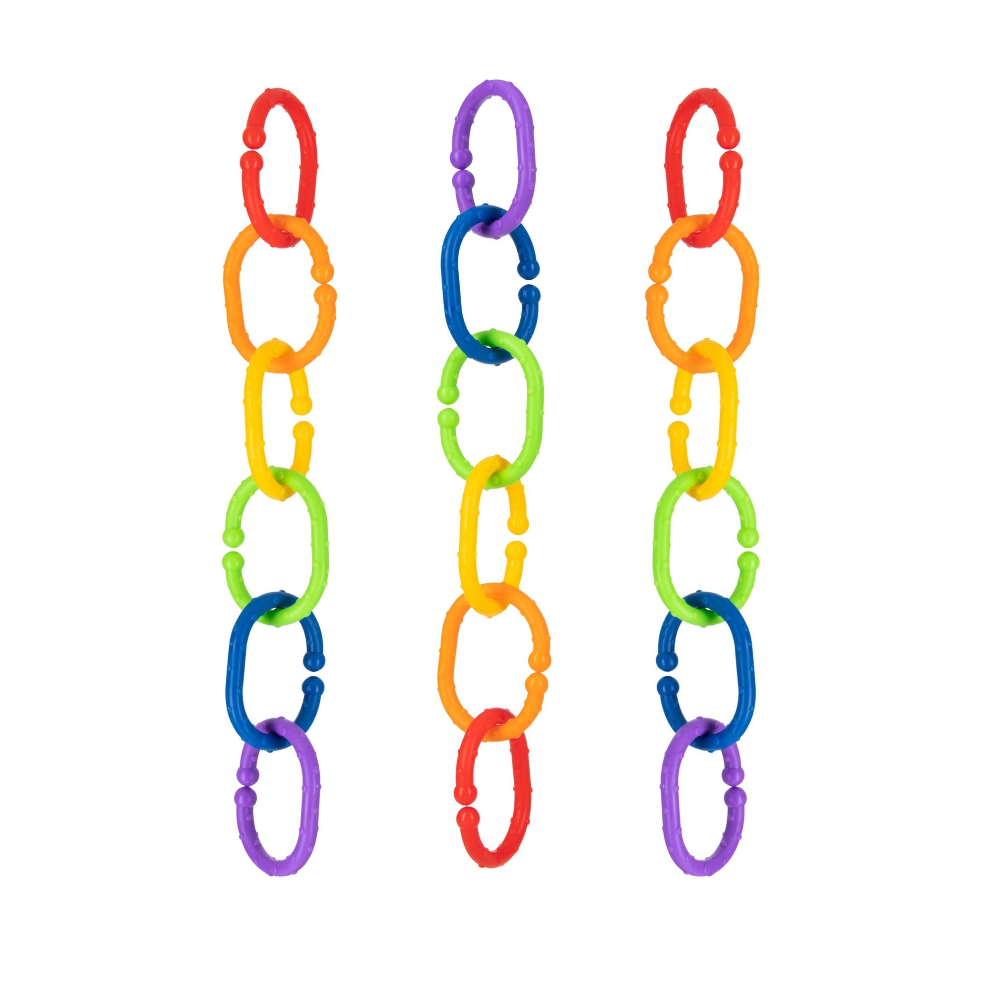 Linkables Teething Toys - Primary Colors - 18 pack (LVNW)