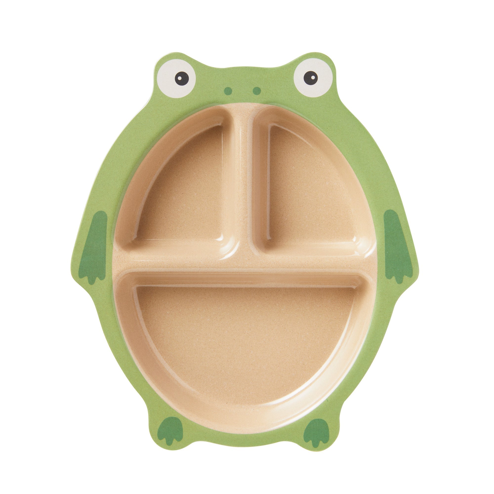 Eco Rice Husk 3-Section Plate (RHCQ)