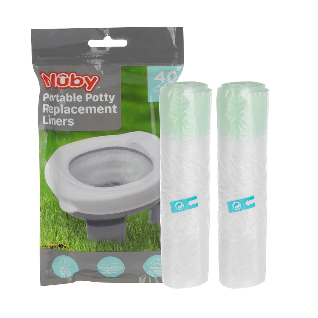 Portable Potty Replacement Liners | 40 Count (GT8N)