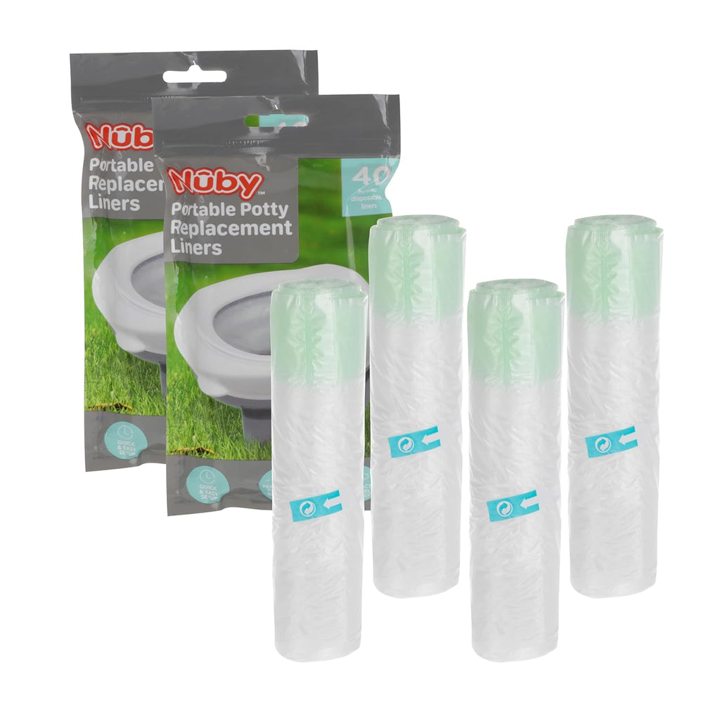 Portable Potty Replacement Liners | 80 Count (QGDM)