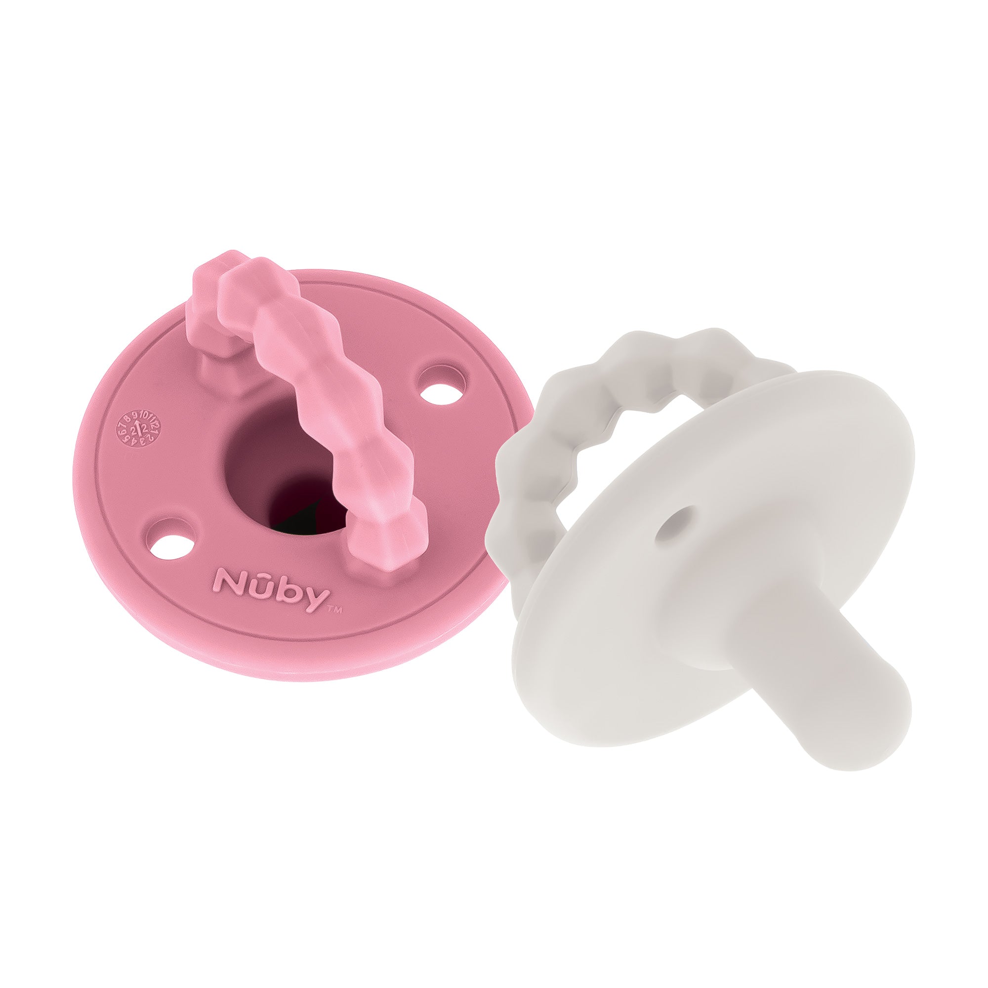 Silicone Softees Pacifier & Teether (2 Pack) (3KB3)