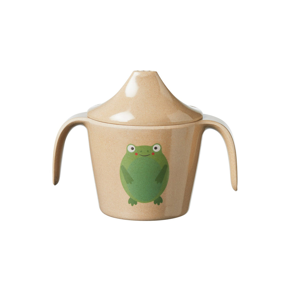 Eco Rice Husk Two-Handle Cup (V1XK)