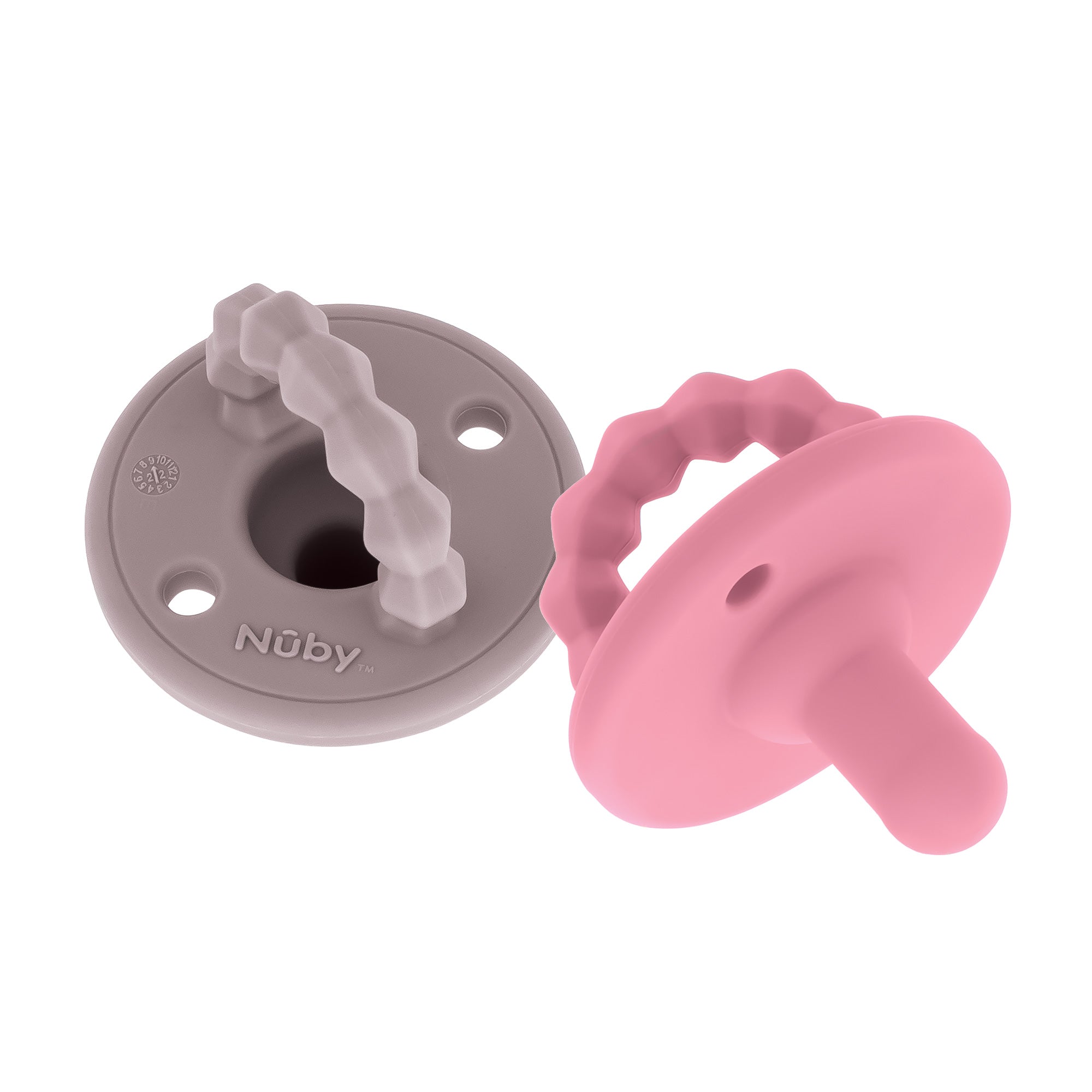 Silicone Softees Pacifier & Teether (2 Pack) (3KB3)