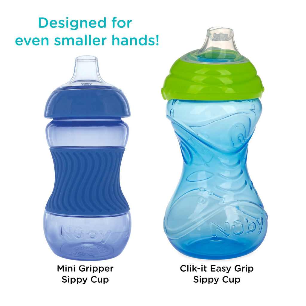 Mini Gripper Soft Spout Sippy Cup with Sleeve (3 Pack) (P4LK)