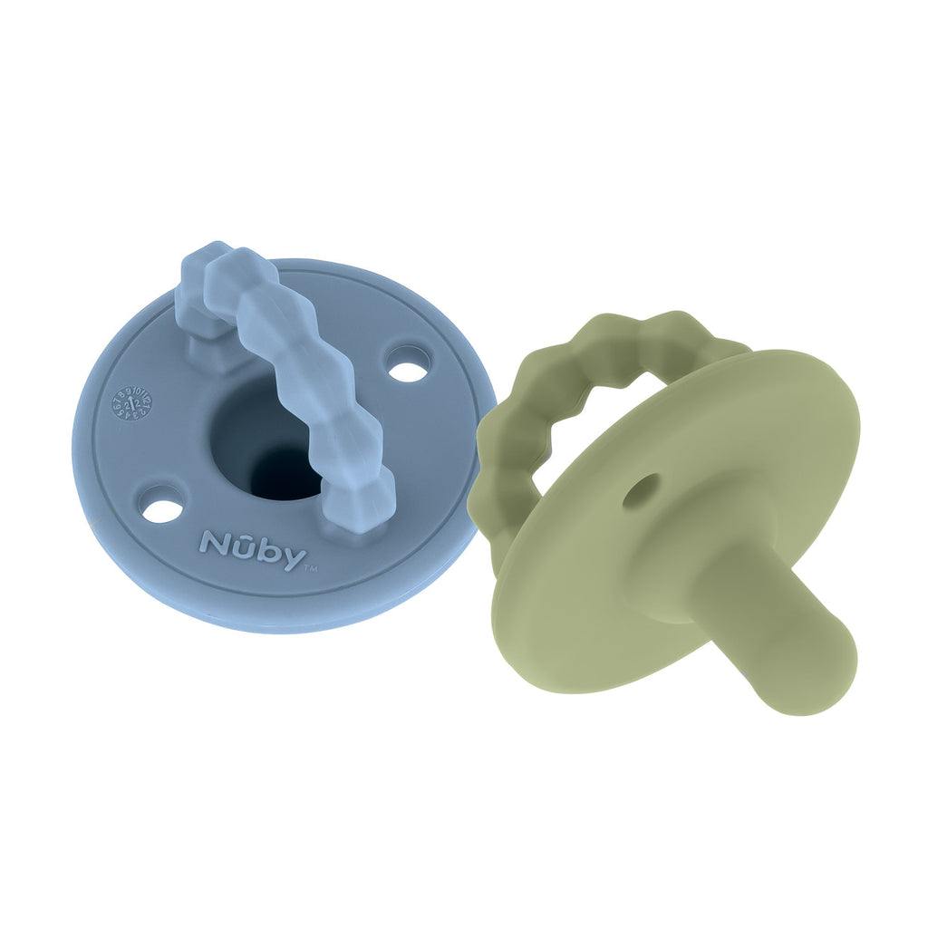 Silicone Softees Pacifier & Teether (2 Pack) (3KB3)
