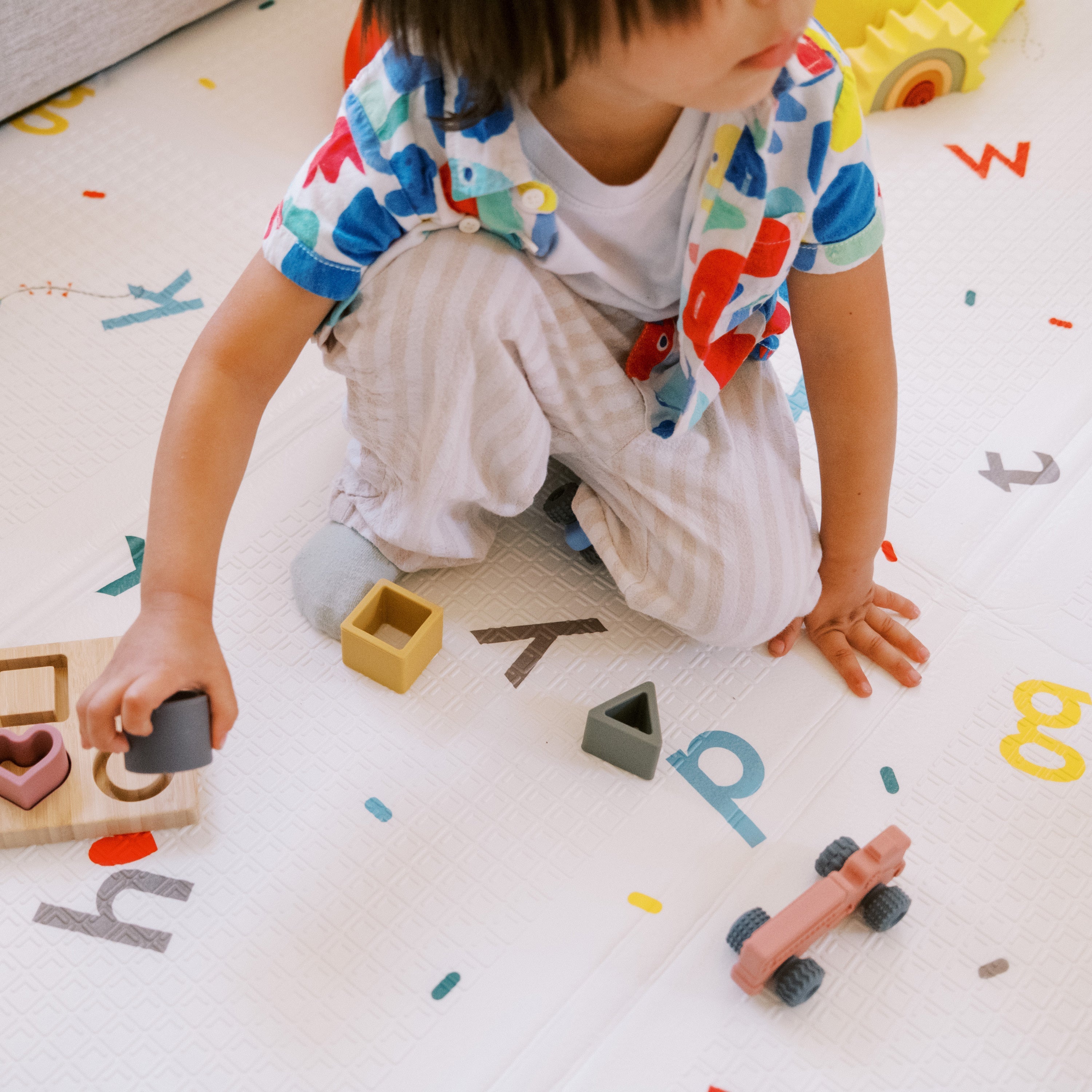 Reversible Floor Mat | Cars & Roads (6XNQ)