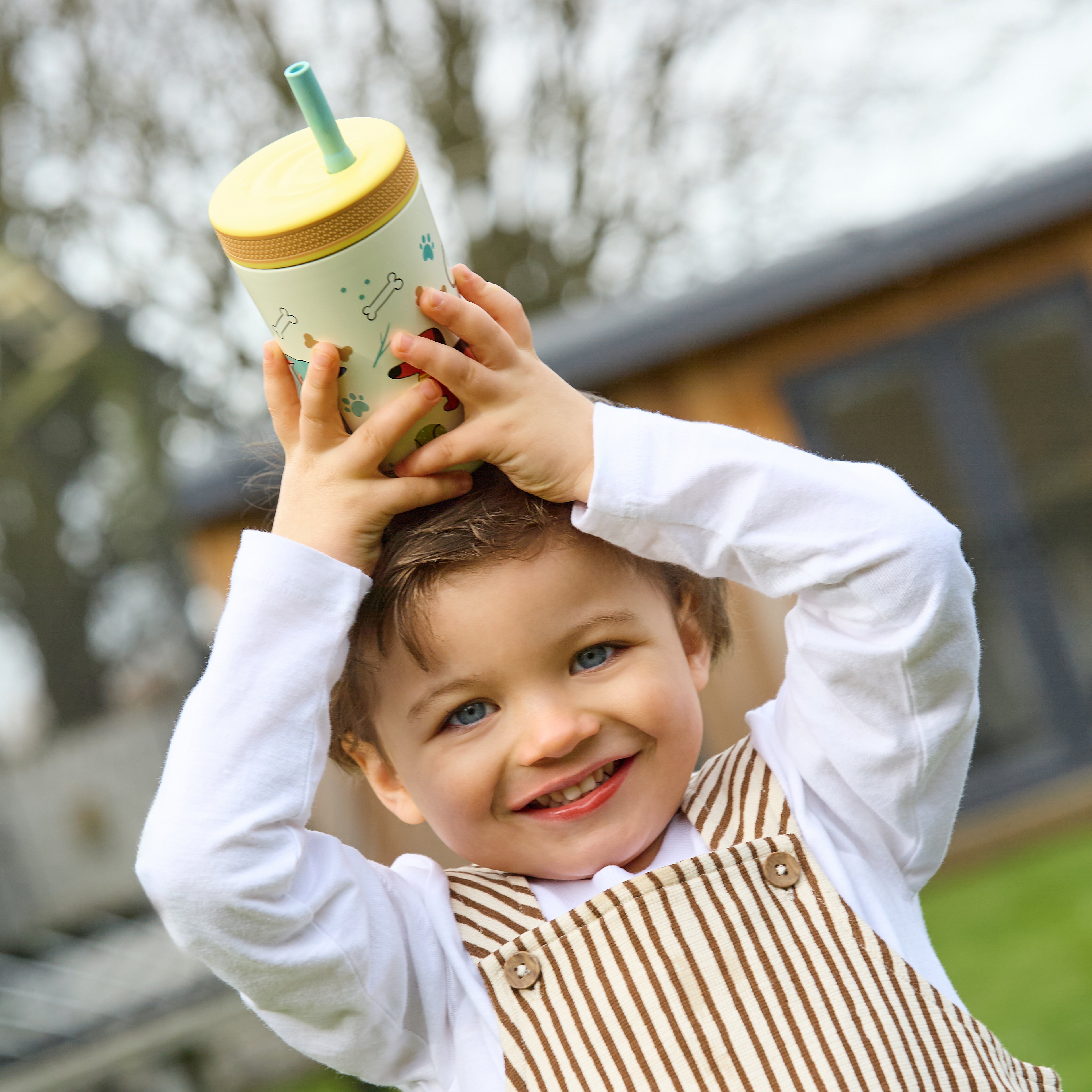 Thirsty Kids Flexstraw Stainless Steel Cup | Dogs (4VZR)