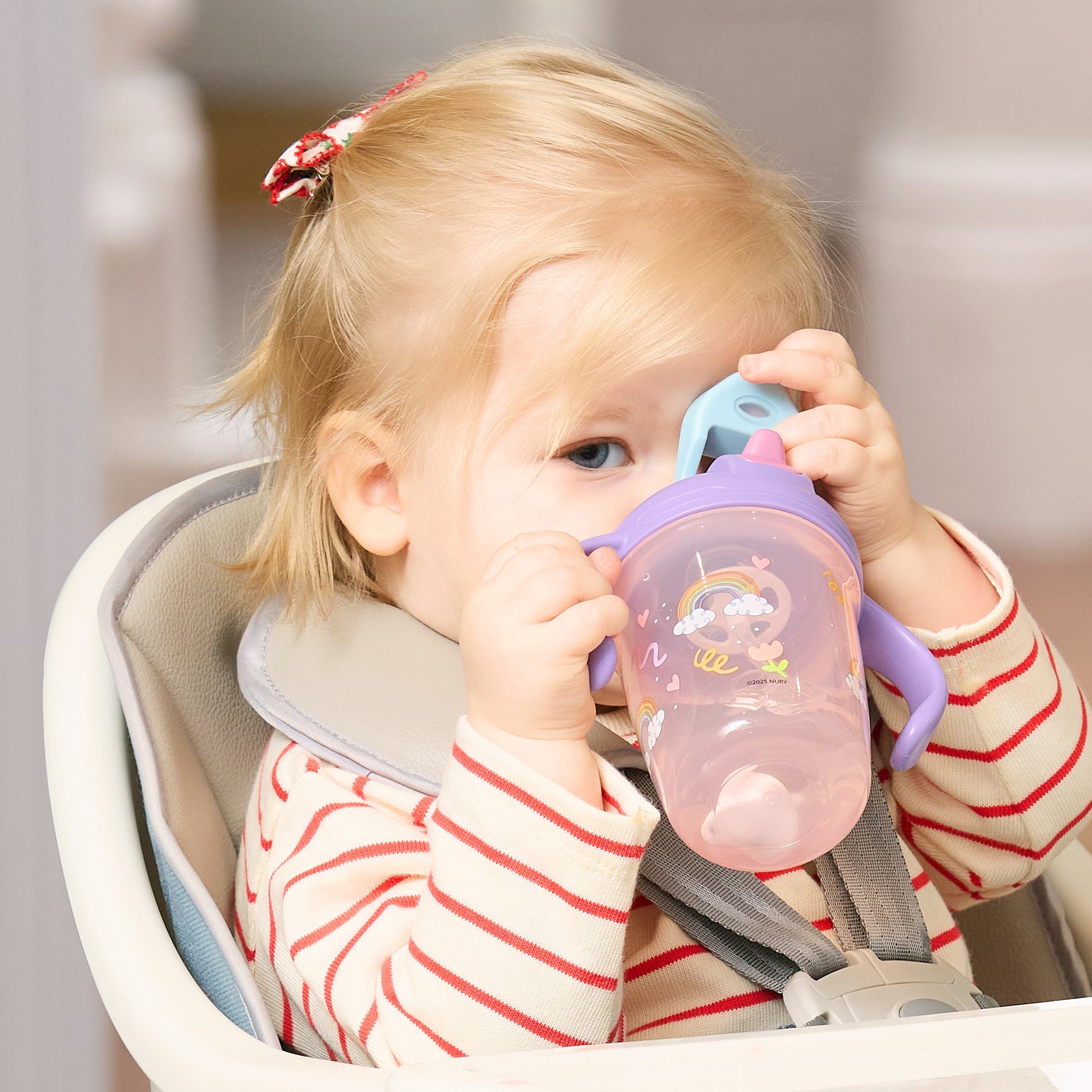2-in-1 Toddler Cup (2 Pack) | Tiger & Rainbows (G41T)