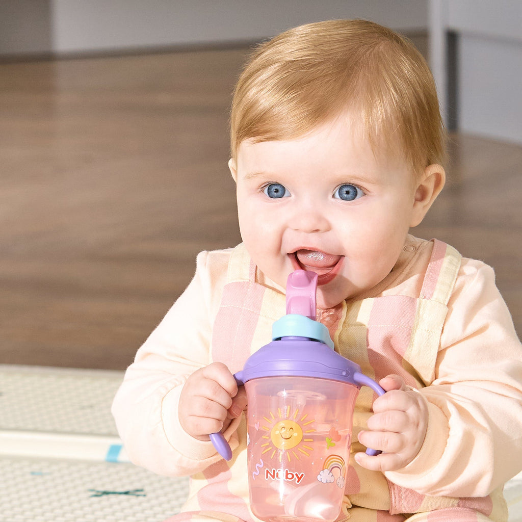 2-in-1 Toddler Cup (2 Pack) | Tiger & Rainbows (G41T)
