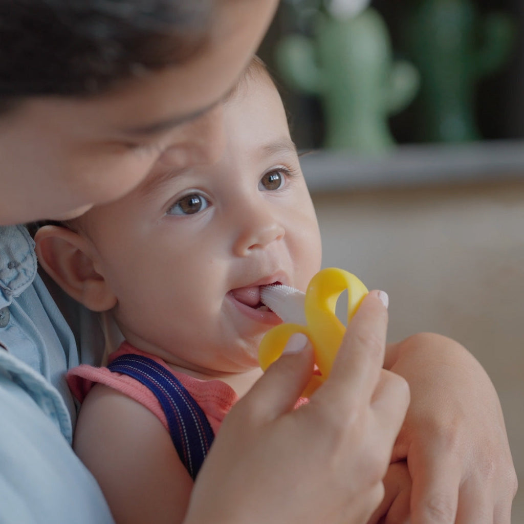 NanaNubs Banana Massaging Toothbrush (BLKC)