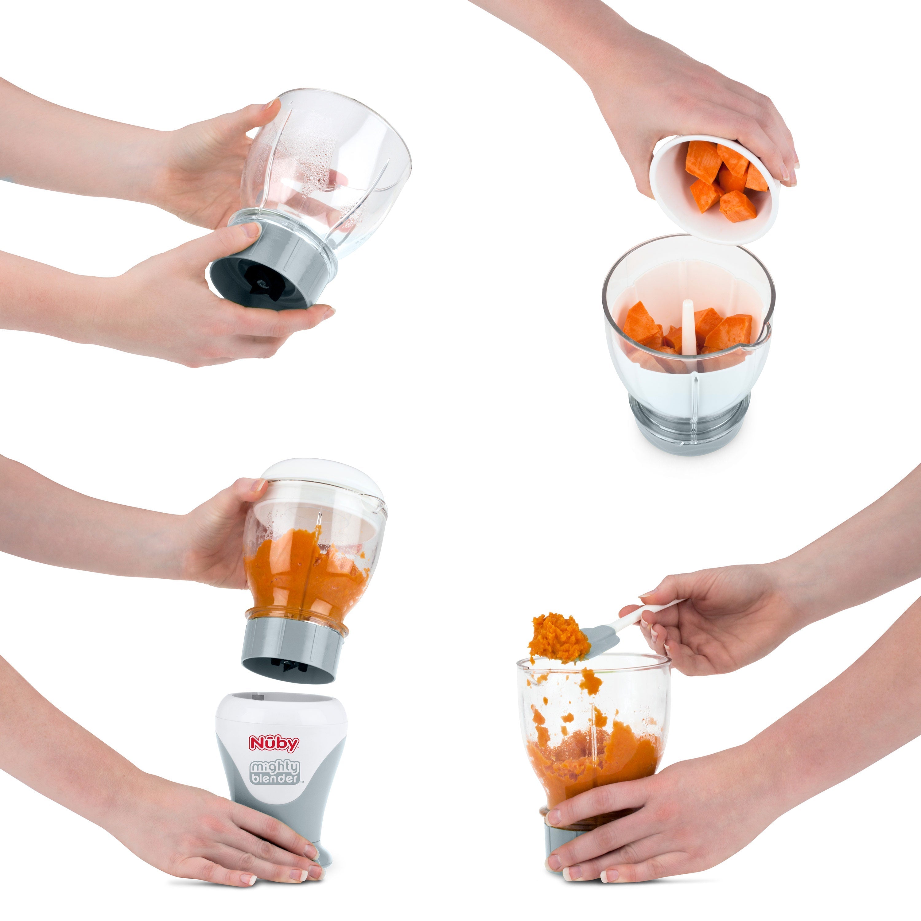 Mighty Blender 22-Piece Baby Food System (QSOM)