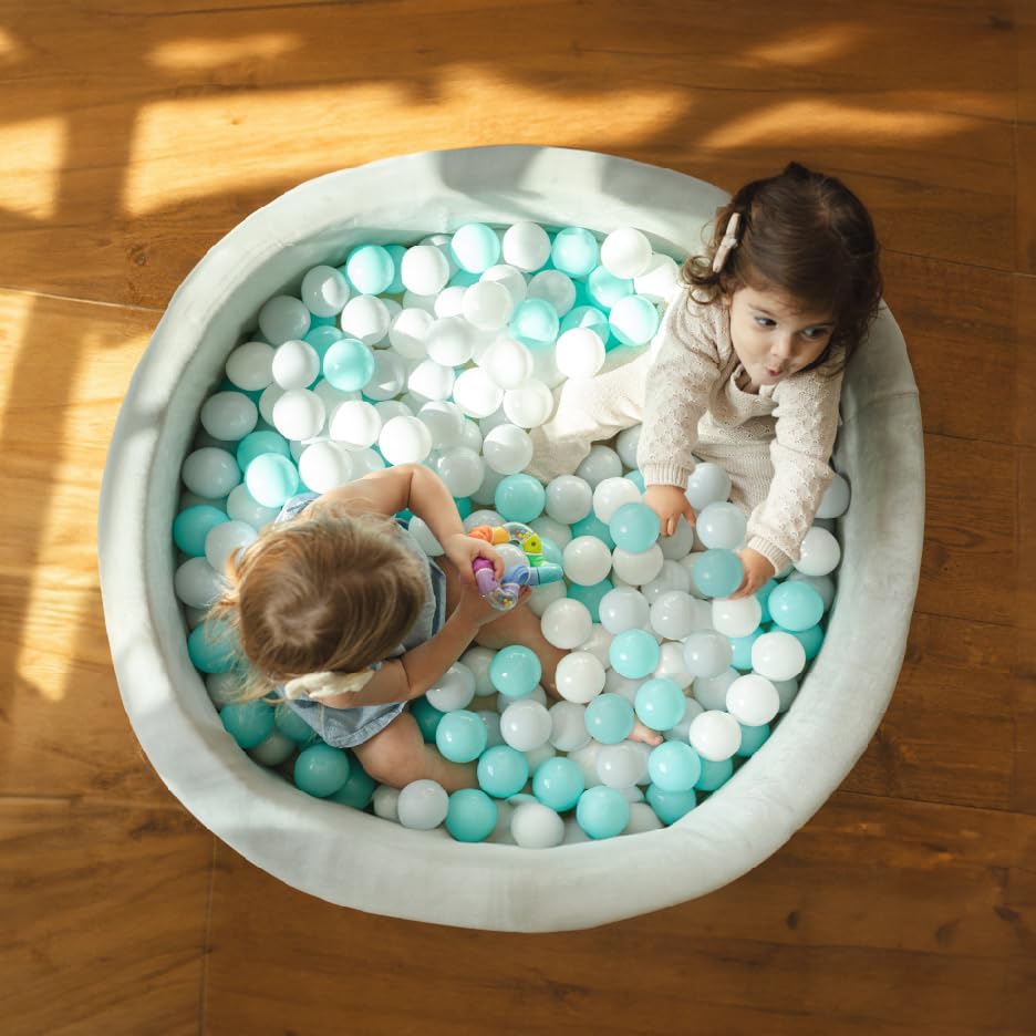 Kids' Ball Pit for Home with 200 Balls | Aqua (2T8B)