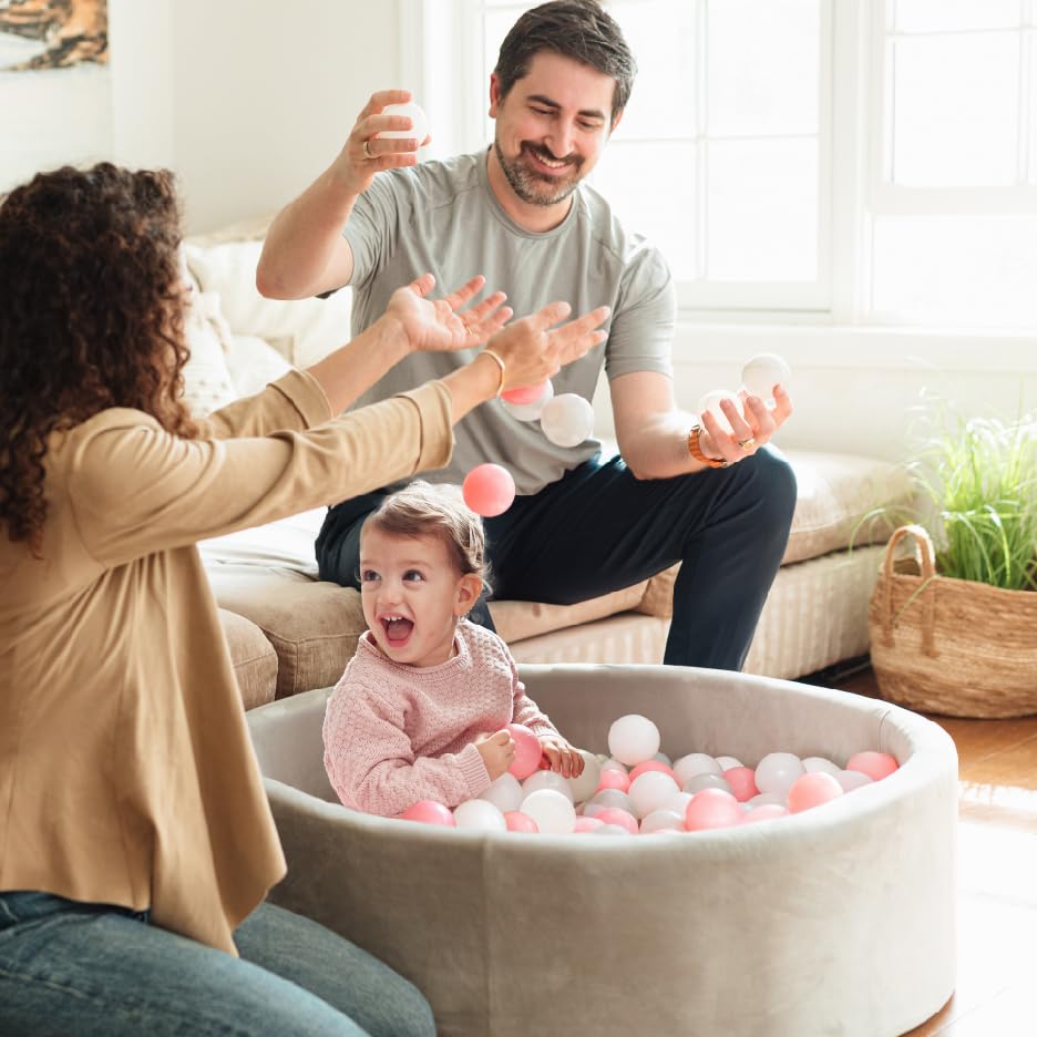 Kids' Ball Pit for Home with 200 Balls | Pink (GJMP)