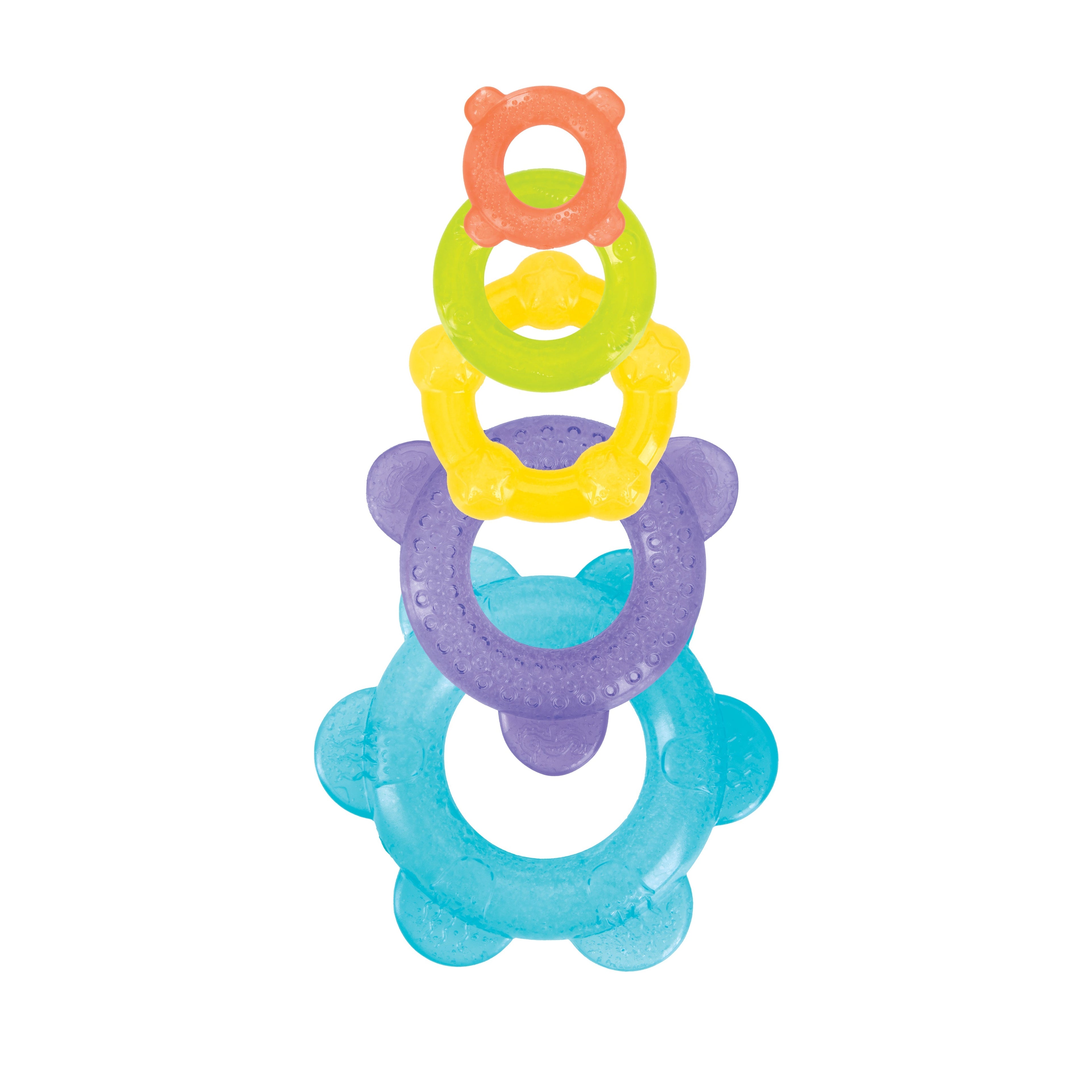 IcyBite Ocean Rings Teething and Stacking Toy (ZB7P)