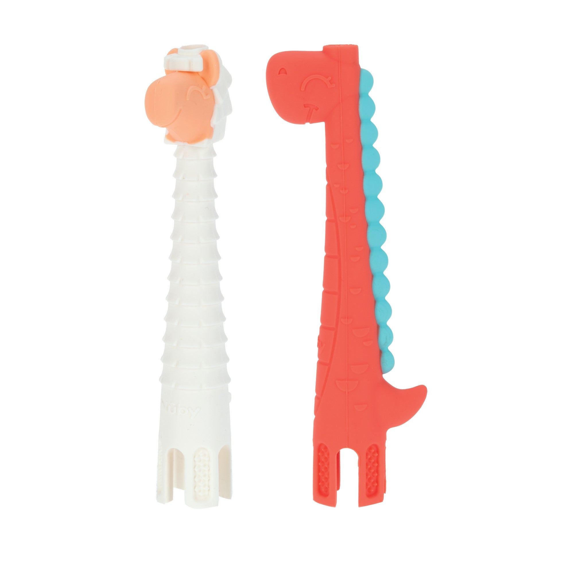 Sensory Tube Teethers (2 Pack) | White & Red (58XN)