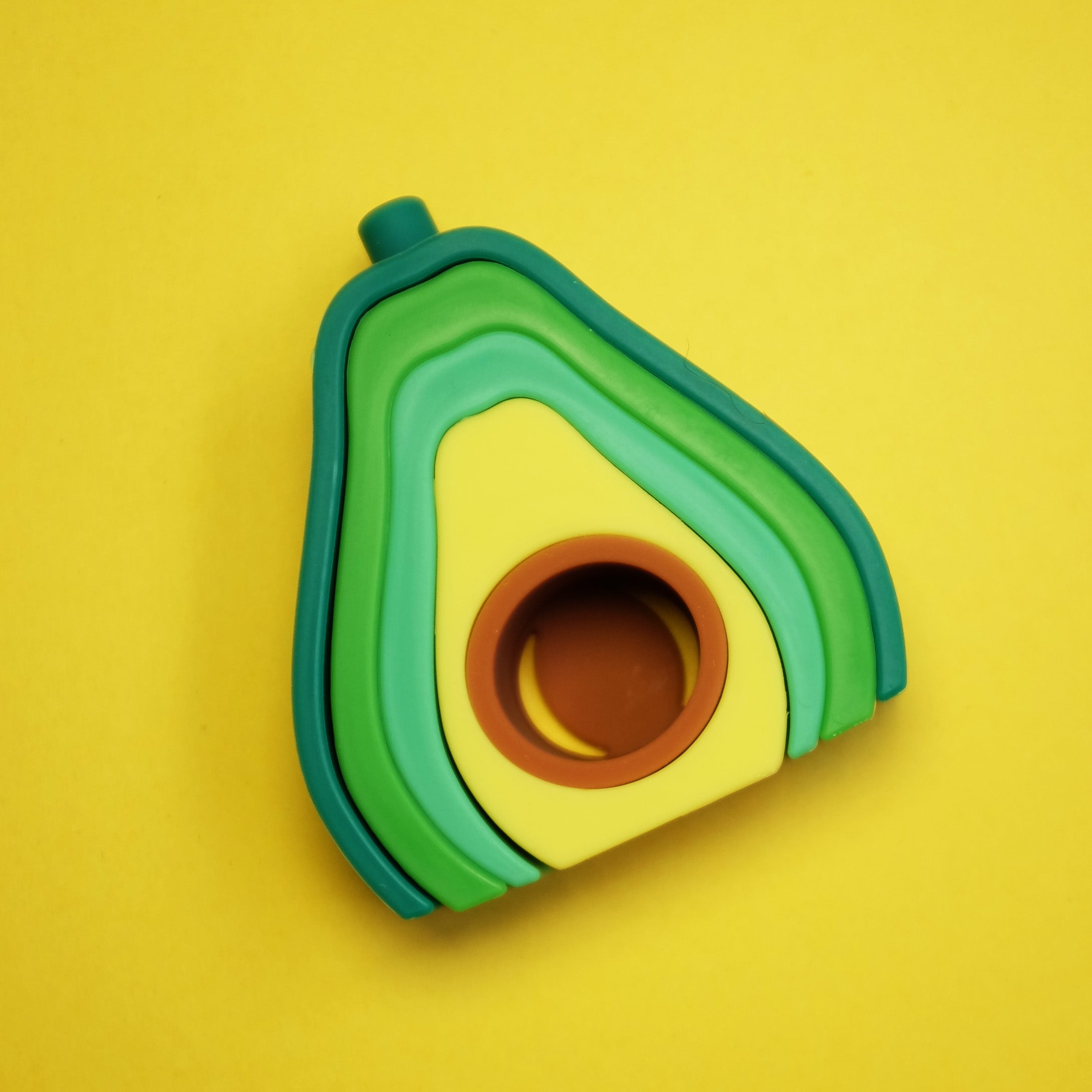 Silicone Stacking Avocado Toy (NWW7)