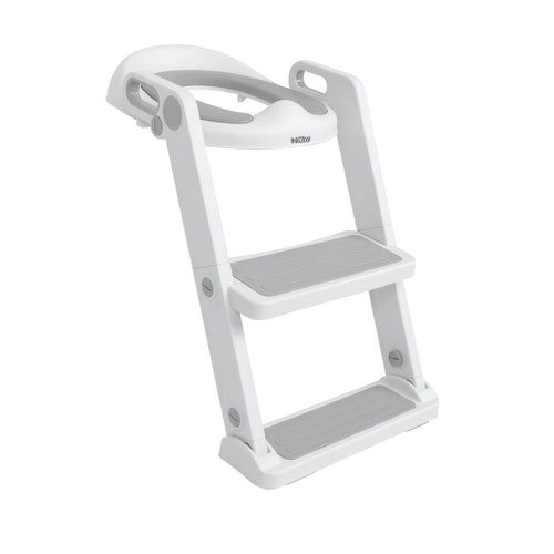 All-in-One Potty Seat Topper with Ladder | Grey (G64I)