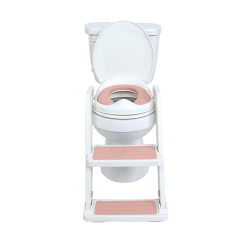 All-in-One Potty Seat Topper with Ladder | Pink (PVXO)