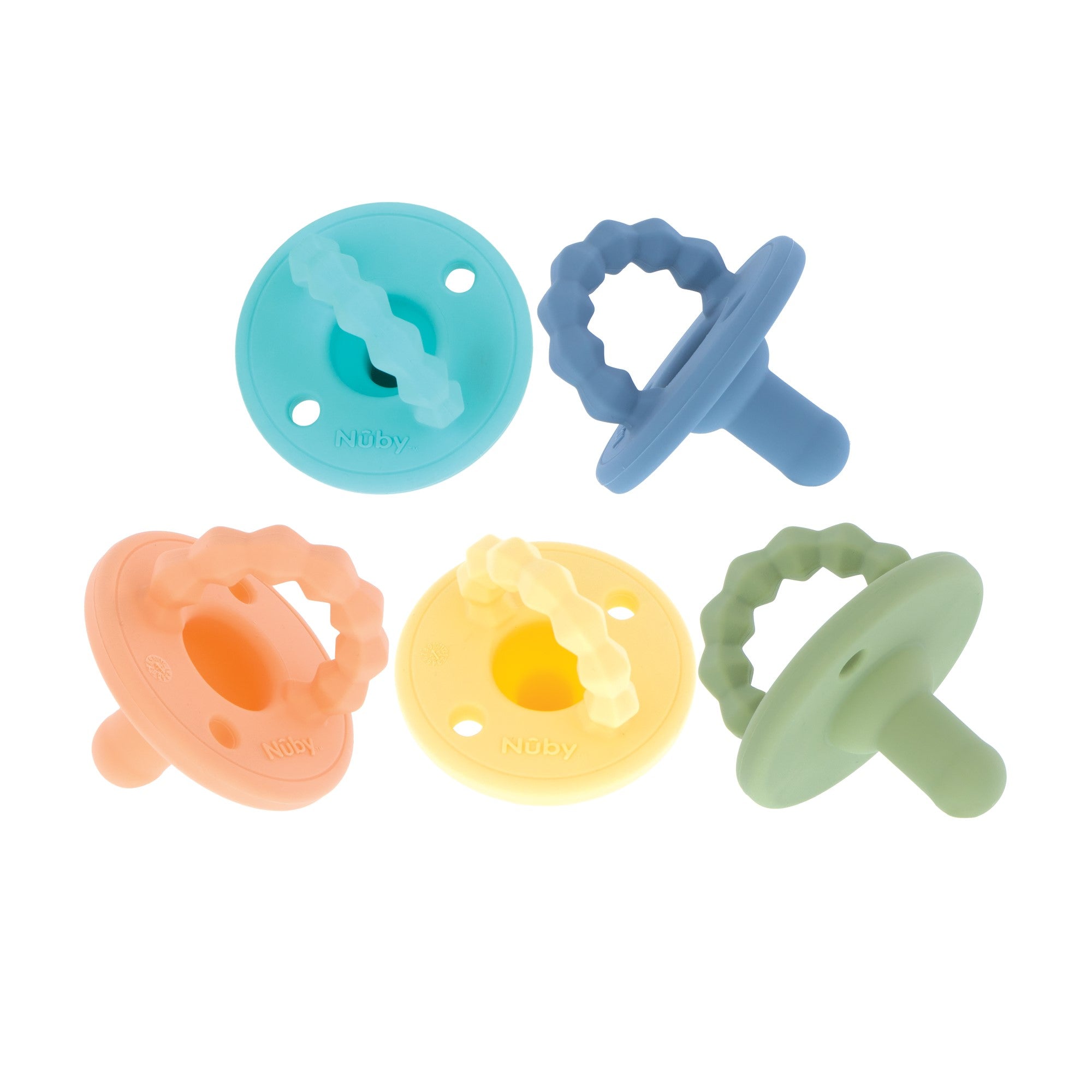 Silicone Softees Pacifier & Teether (5 Pack) (01HC)