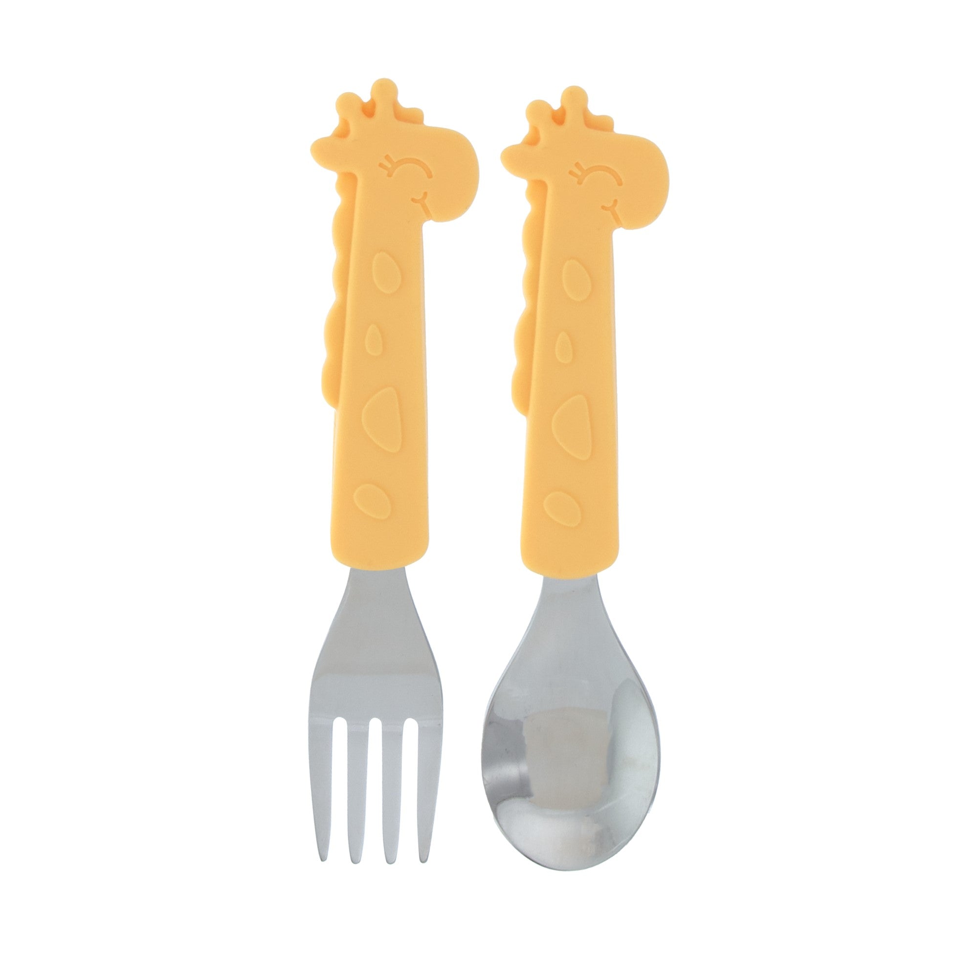 Animal Friends 6-Piece Dinnerware Set - Yellow Giraffe (HOV7)