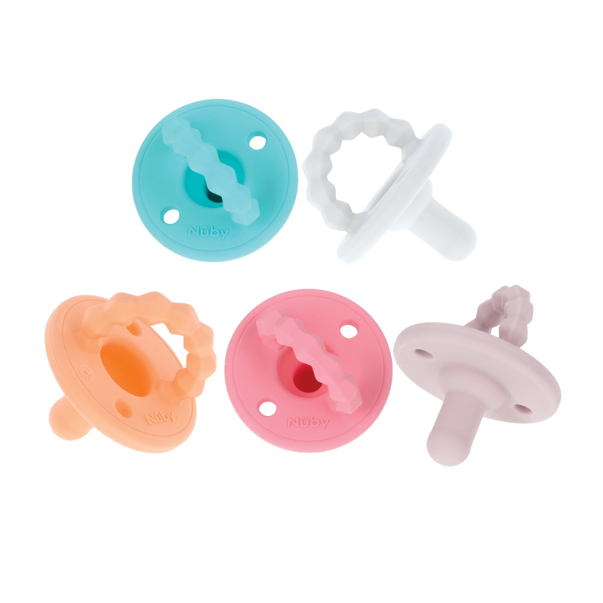 Silicone Softees Pacifier & Teether (5 Pack) (01HC)