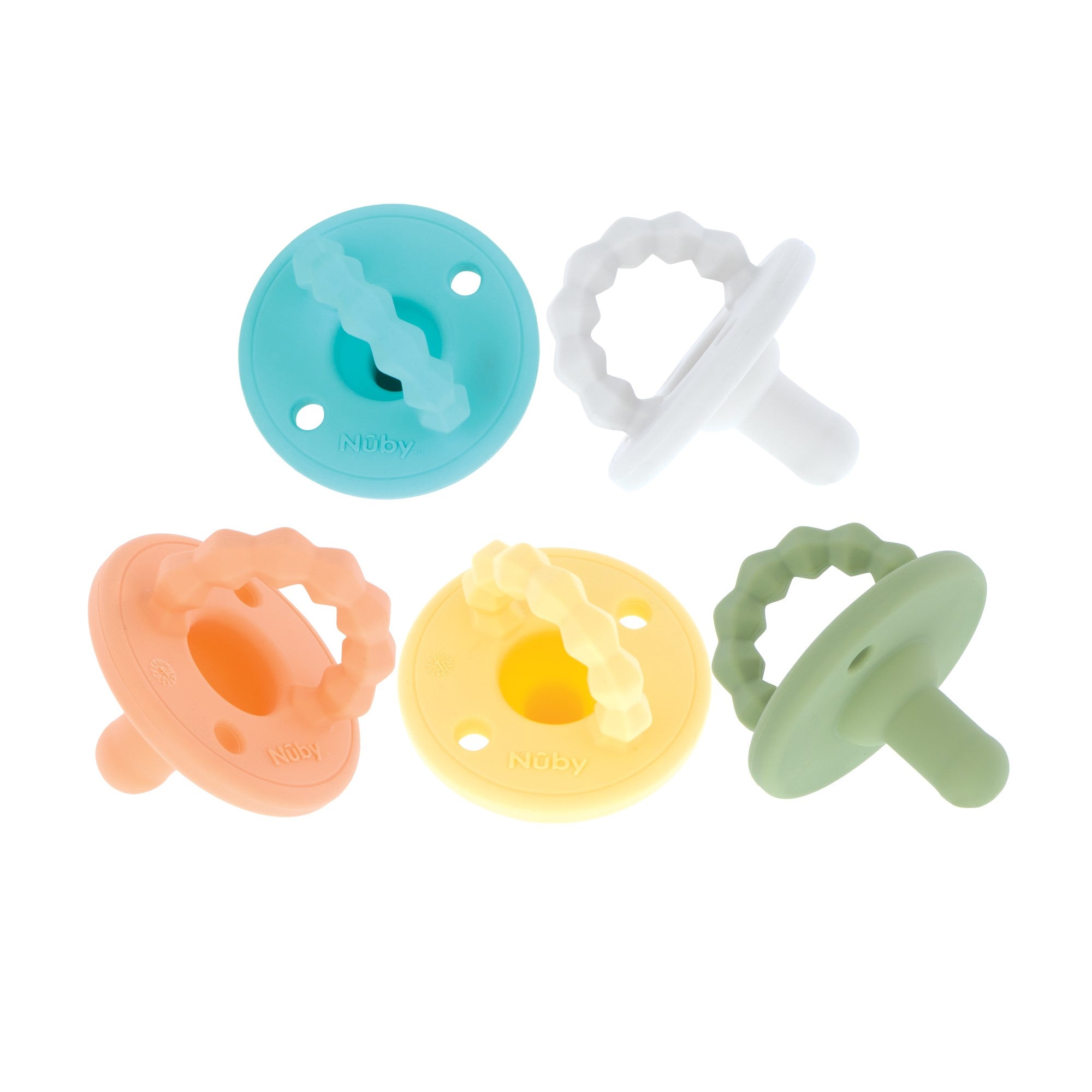 Silicone Softees Pacifier & Teether (5 Pack) (01HC)