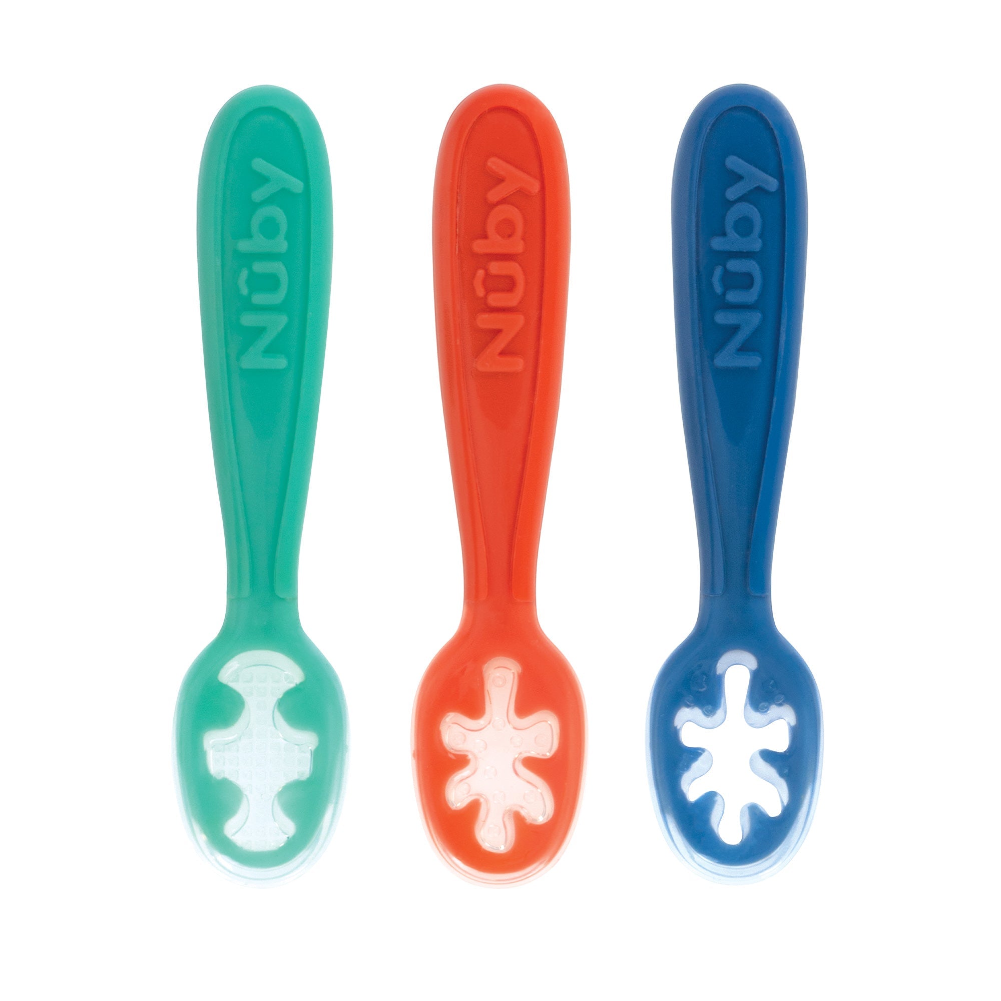 Baby's First Spoons | Green, Red, & Blue (9C3K)