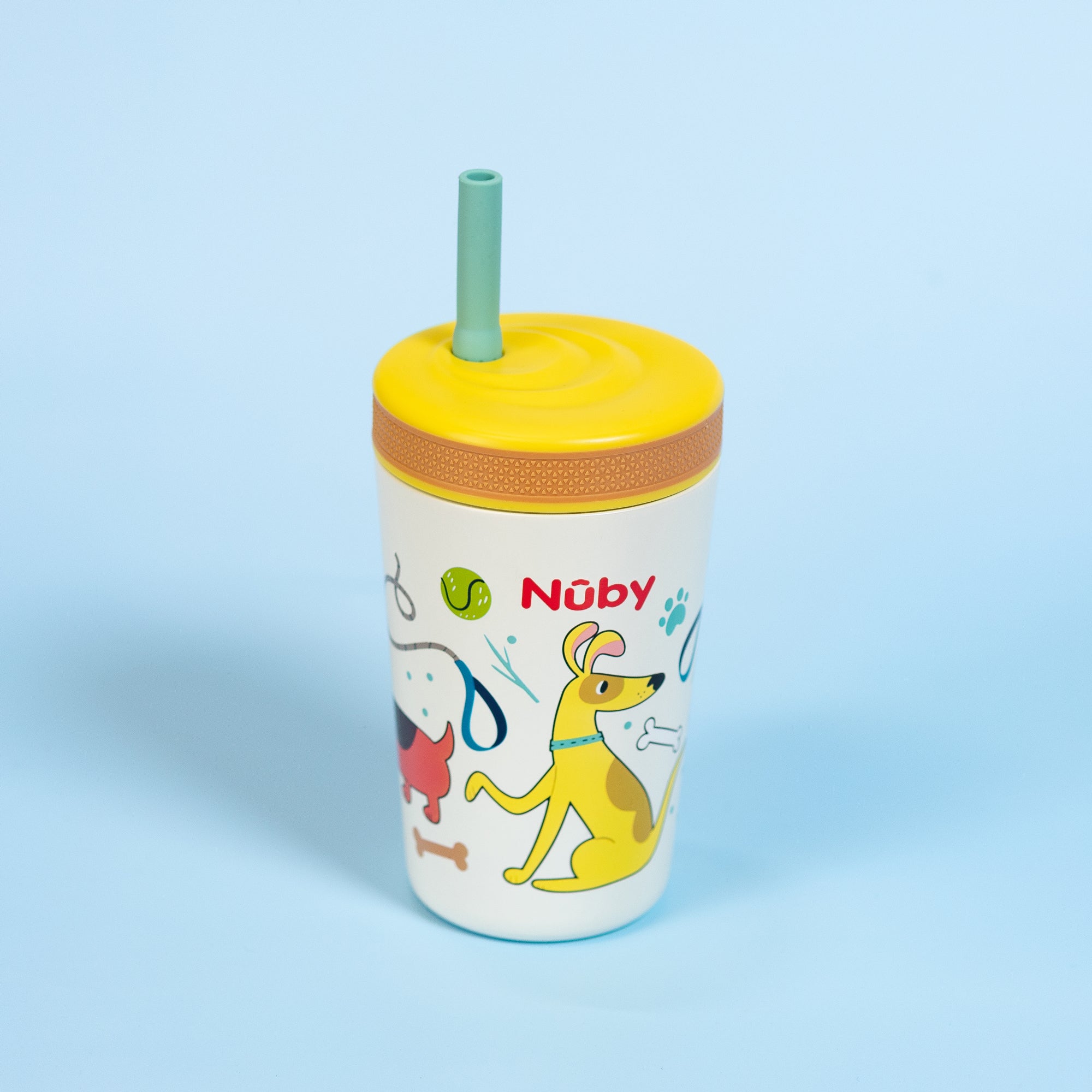 Thirsty Kids Flexstraw Stainless Steel Cup | Dogs (4VZR)