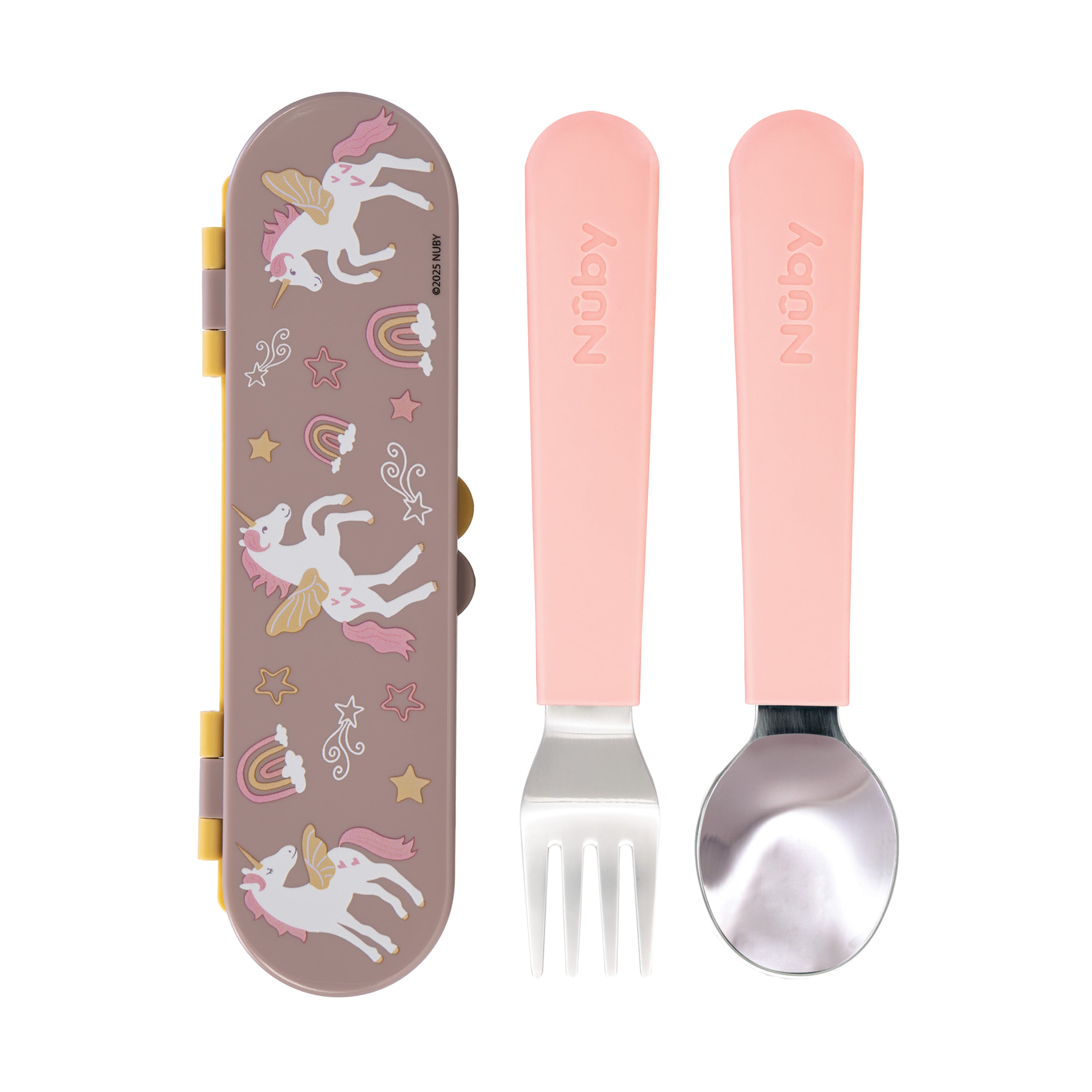 Stainless Steel Toddler Utensil Set | Unicorn (W99Y)
