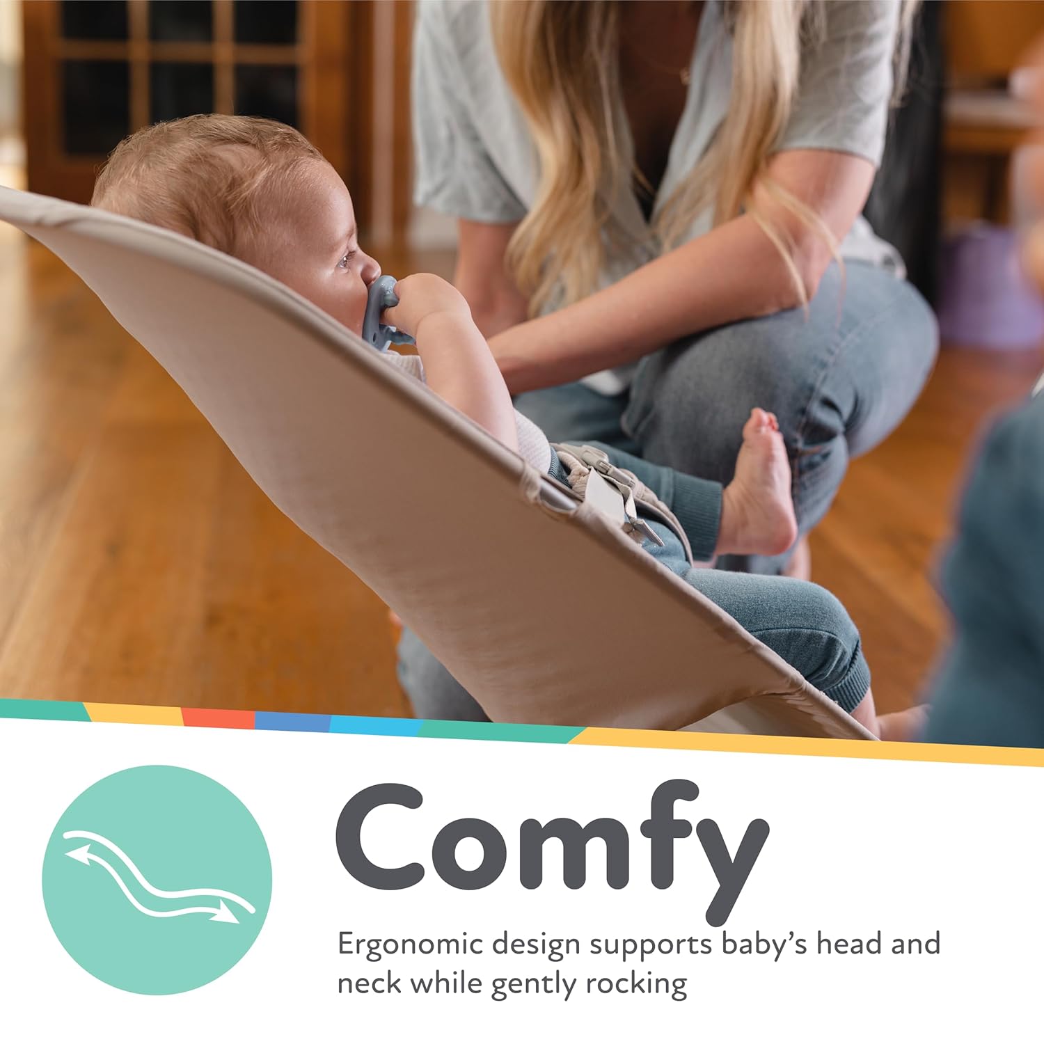 Baby Bouncer Seat | Beige (V9ZE)