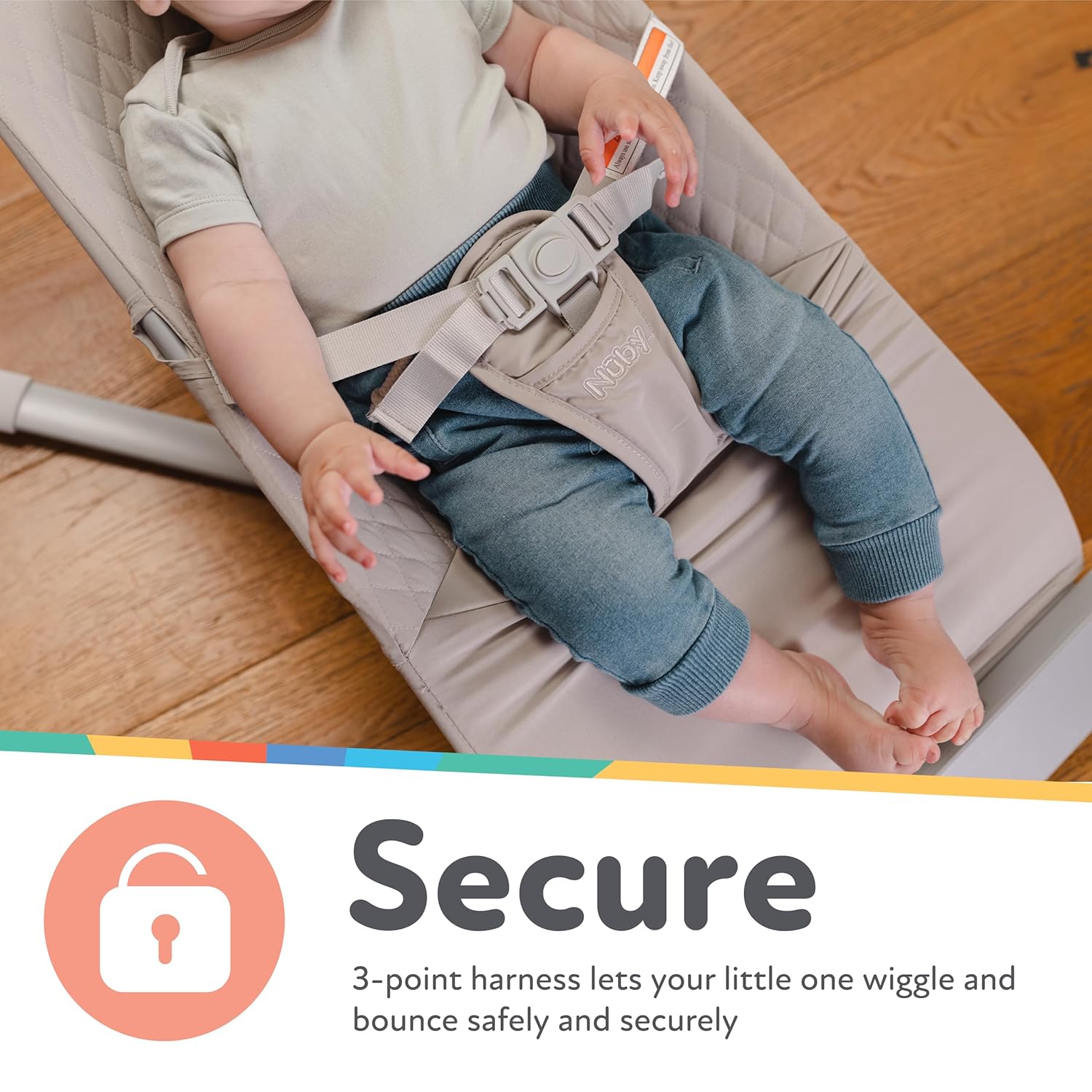 Baby Bouncer Seat | Beige (V9ZE)
