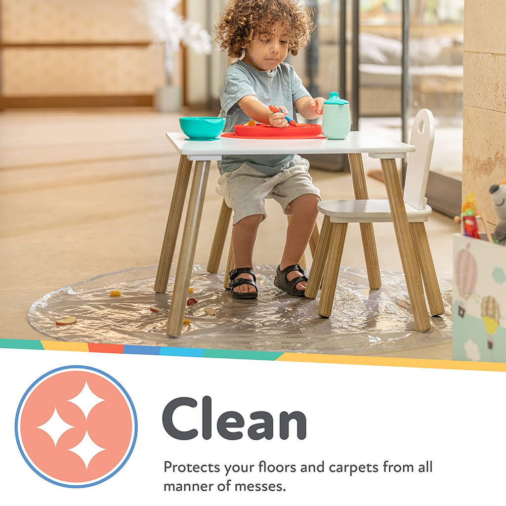 No-Mess Mealtime Floor Mat (H9H1)