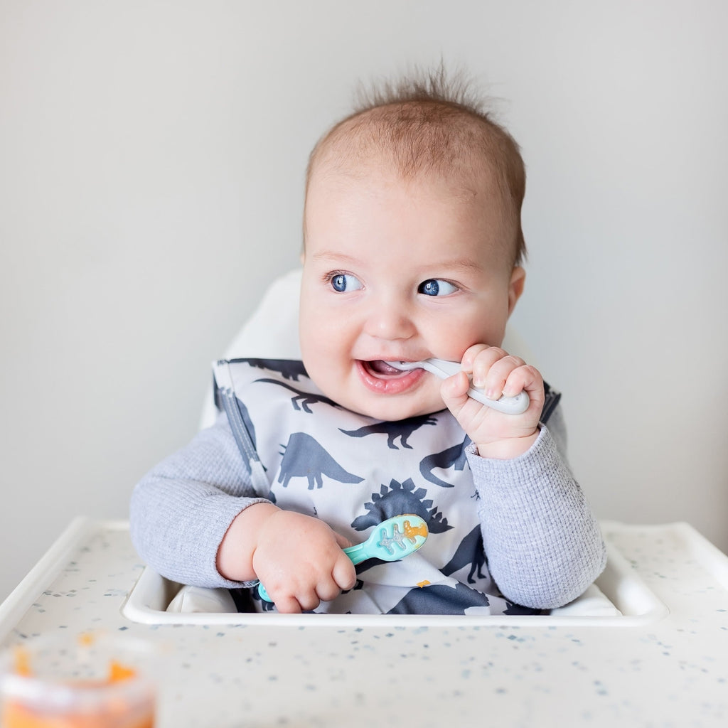 Baby's First Spoons | Aqua, Peach, & Light Blue (8ZYQ)