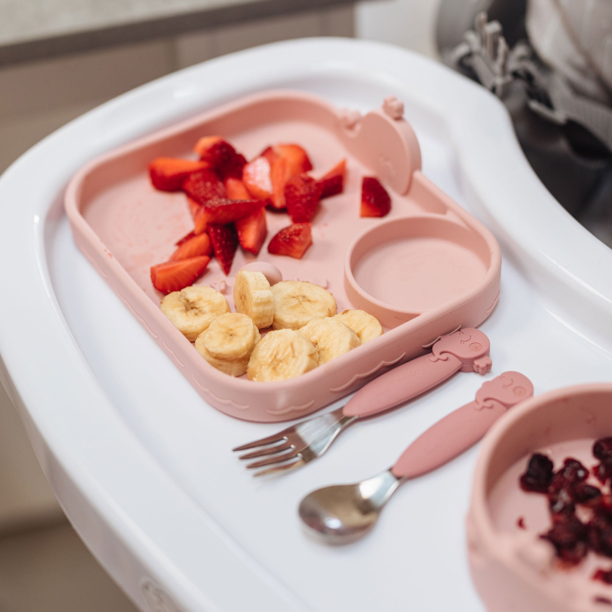 Animal Friends Silicone & Stainless Steel Utensils (RWN2)