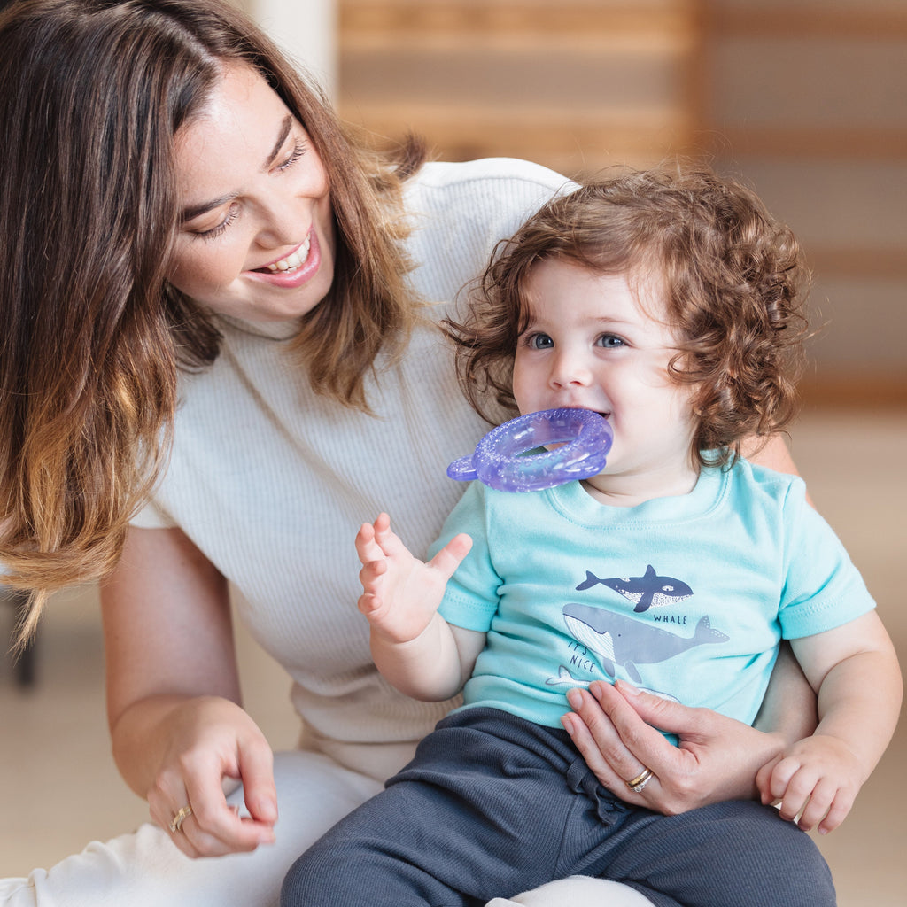 IcyBite Ocean Rings Teething and Stacking Toy (ZB7P)