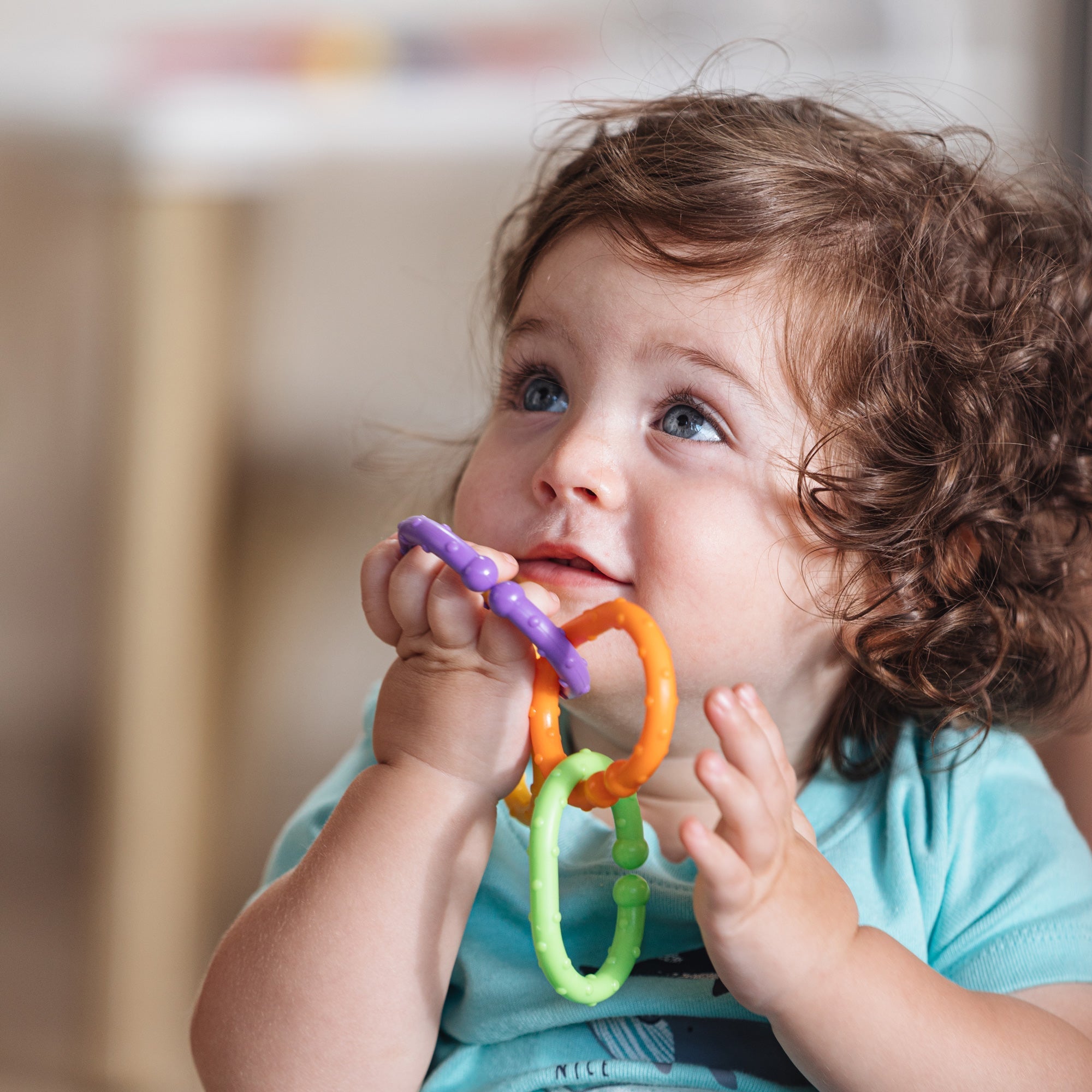 Linkables Teething Toys - Primary Colors - 18 pack (LVNW)