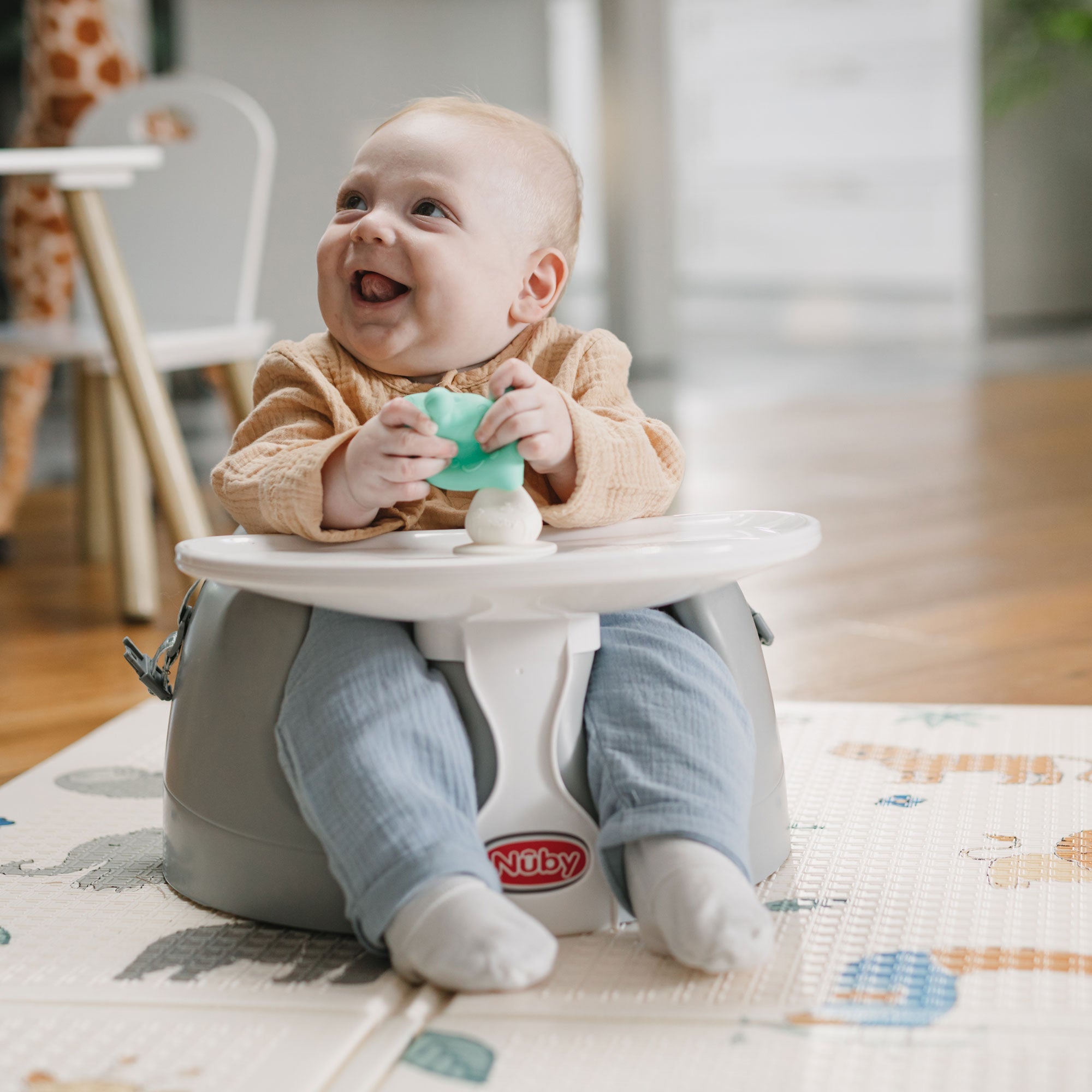 Mushroom Bobble Head Teether Toy (IREO)