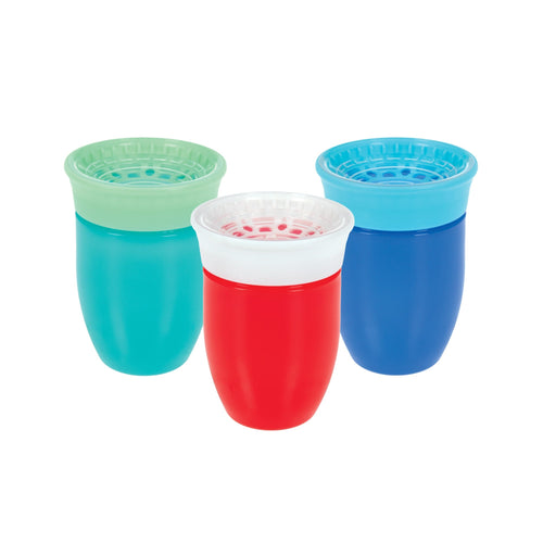360 Wonder Cup (3 Pack - 7 oz) | Blue/Red/Aqua (0S0S)