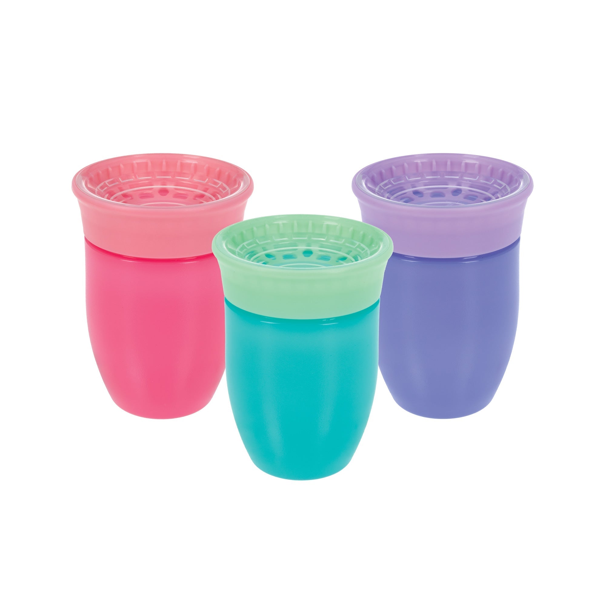 360 Wonder Cup (3 Pack - 7 oz) | Purple/Pink/Aqua (WZVS)