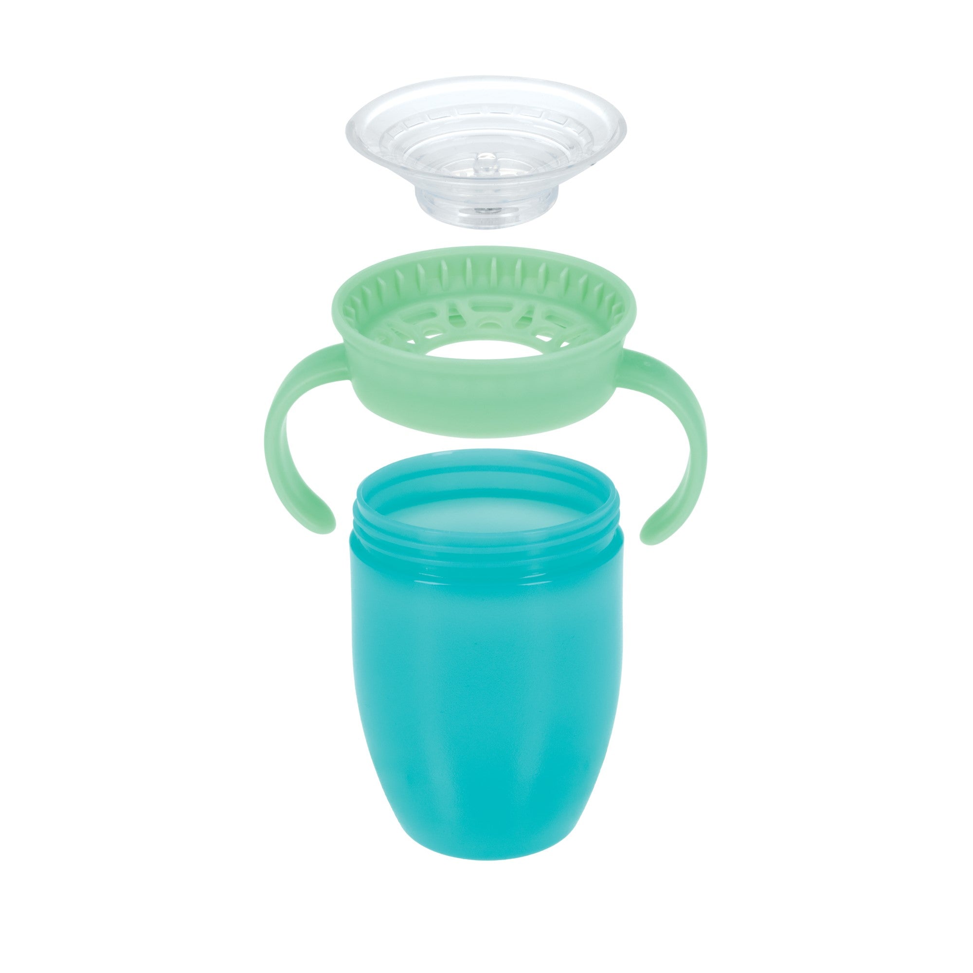 360 Wonder Cup with Handles (3 Pack - 5 oz) | Blue/Red/Aqua (TWWV)