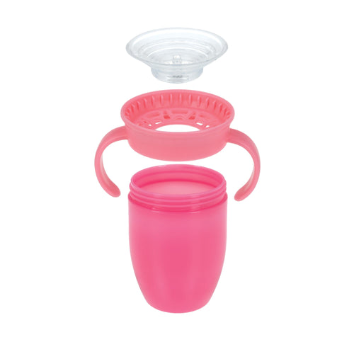360 Wonder Cup with Handles (3 Pack - 5 oz) | Purple/Pink/Aqua (JII2)