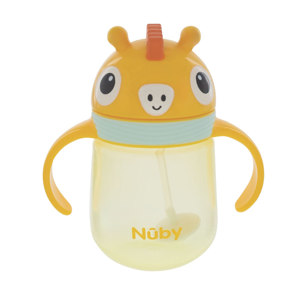 Clik-It Silicone Straw Trainer Cup | Giraffe (4TXS)